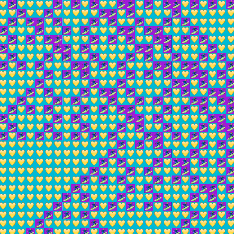 Elementary Cellular Emoji Automata #942