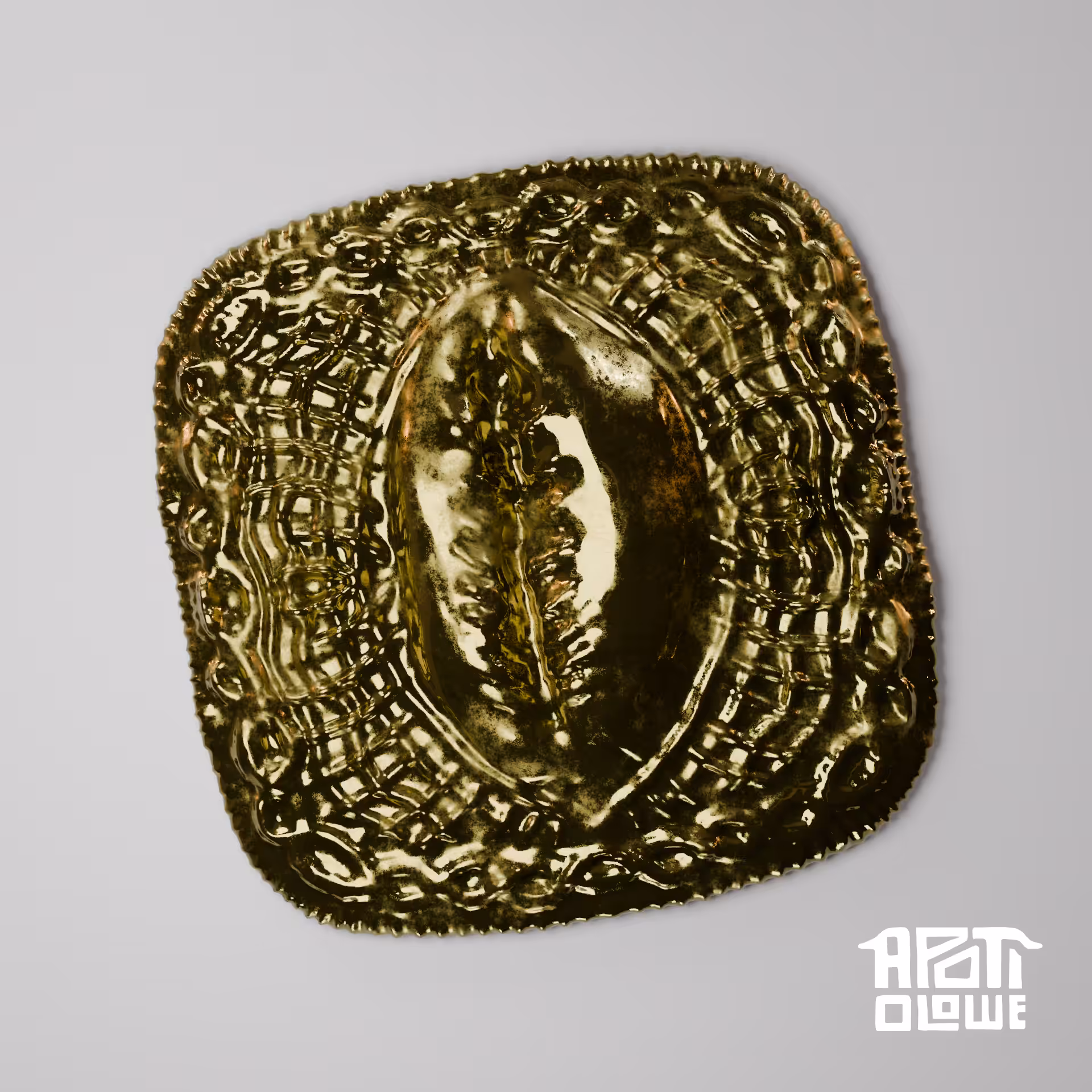 Bronze token.