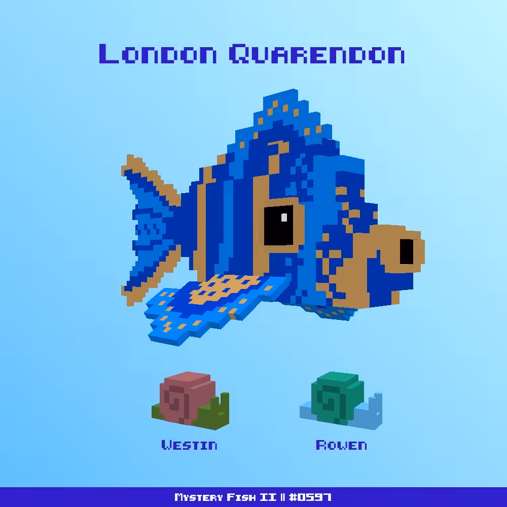 London Quarendon :: Mystery Fish 0597/1000 