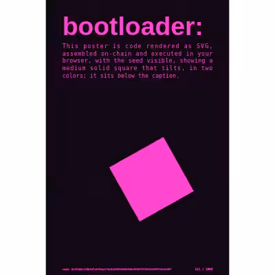 bootloader: selfie #111