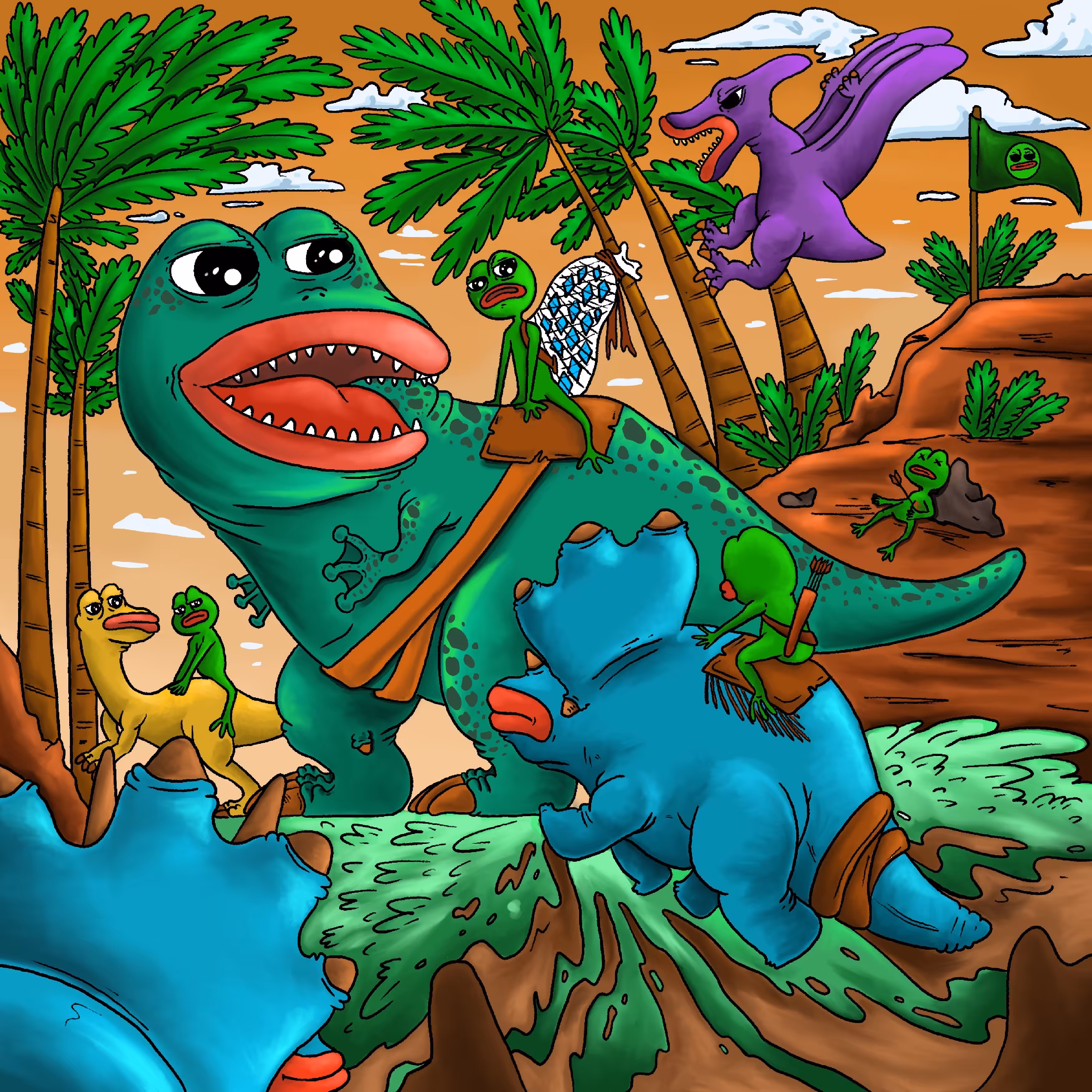 Pepesaurus War