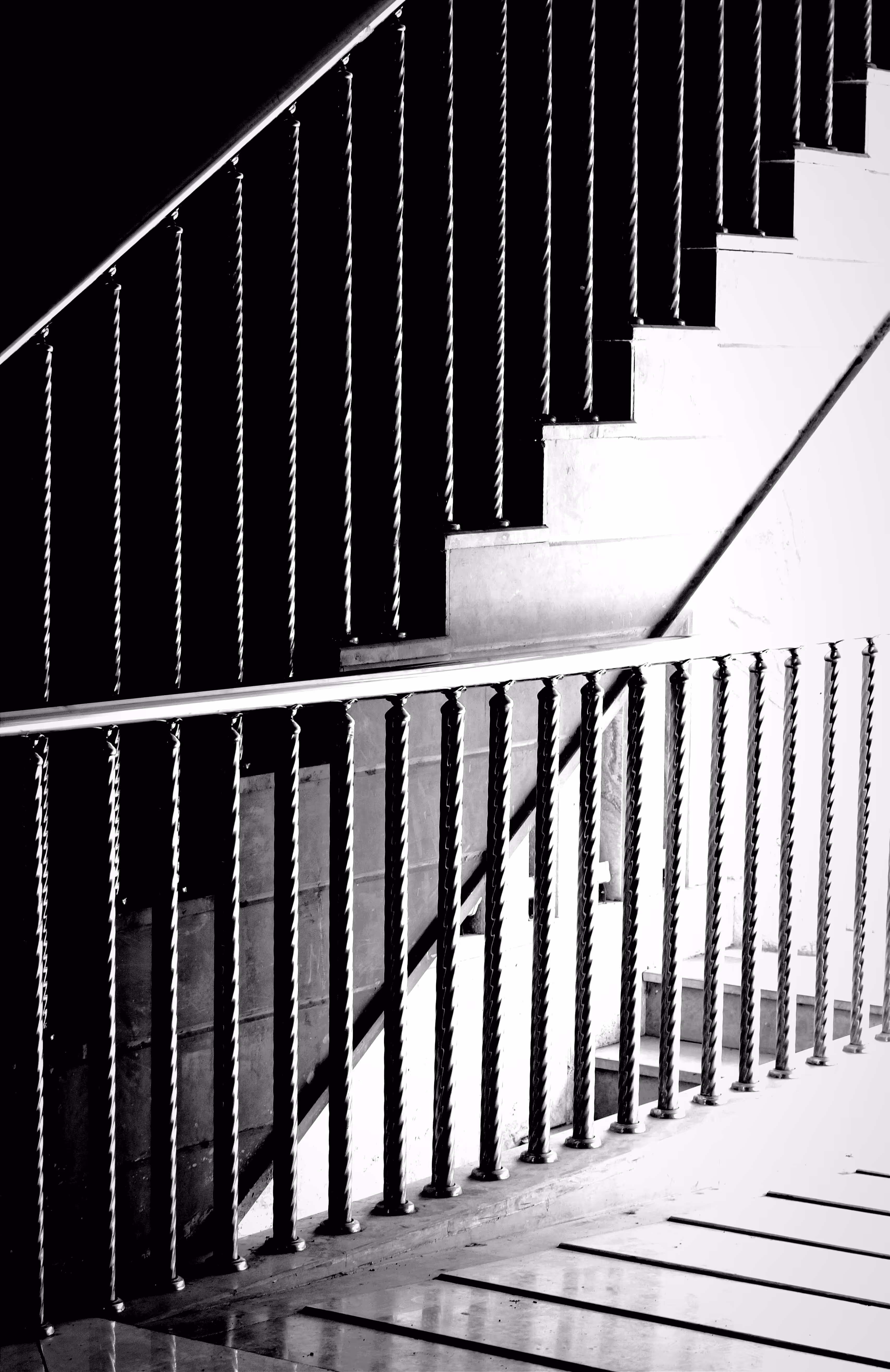 Light in the staircase