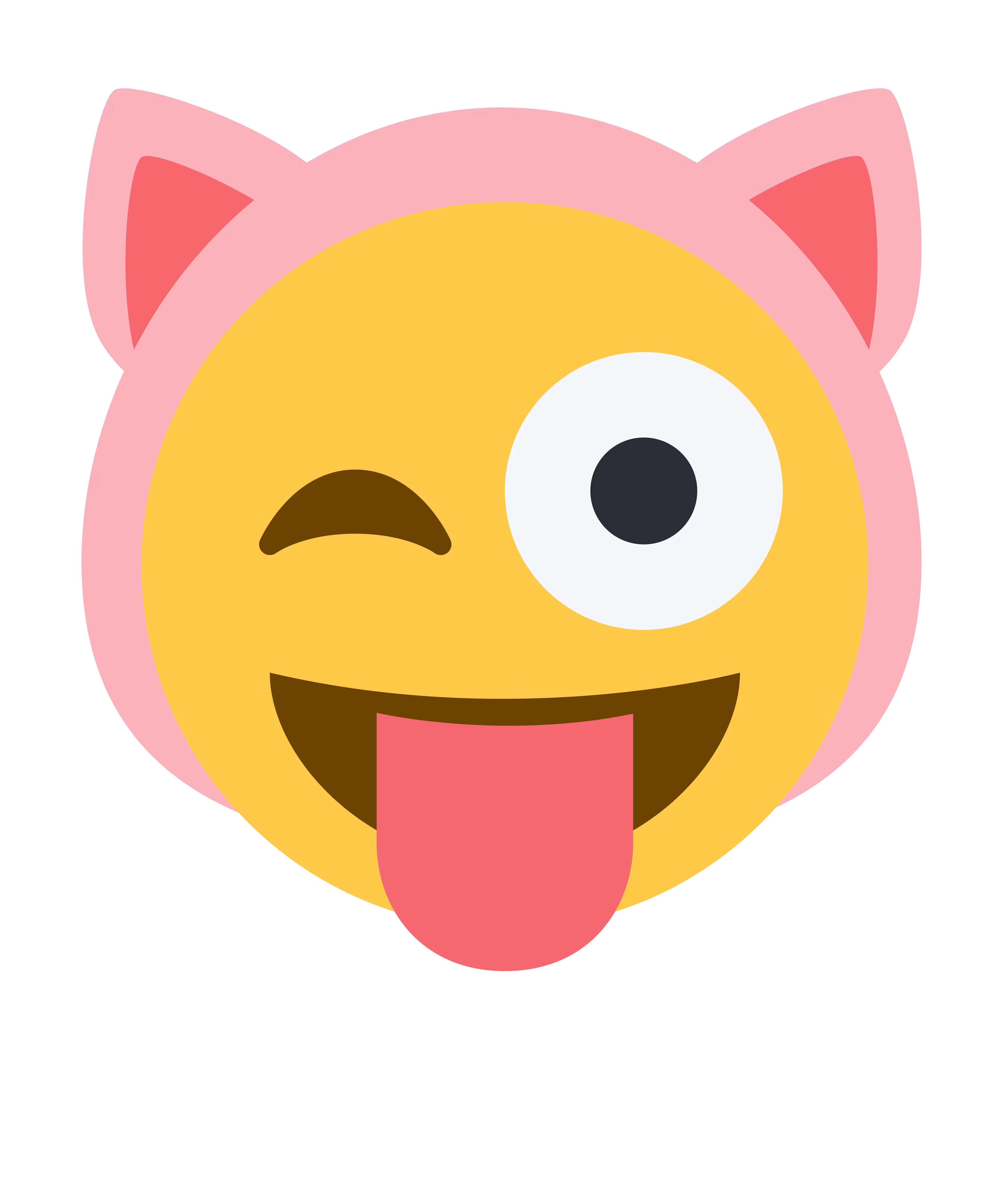 Tongue out emoticon
