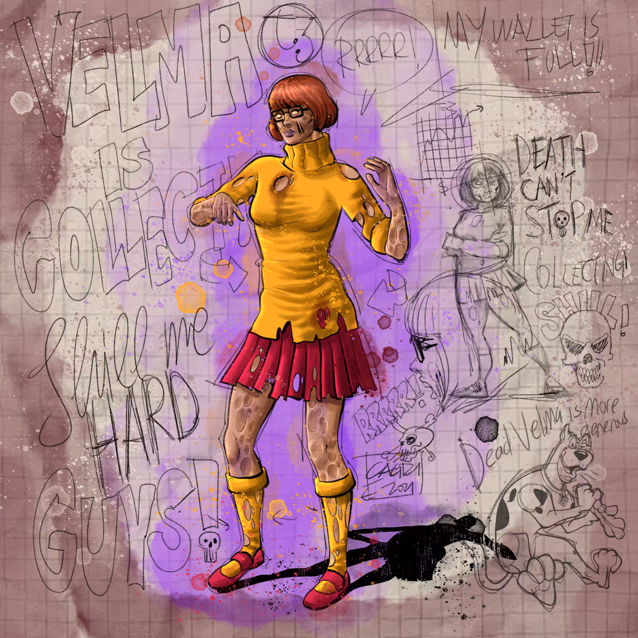 'DANCING ZOMBIES', ANIMATION FRAME #15