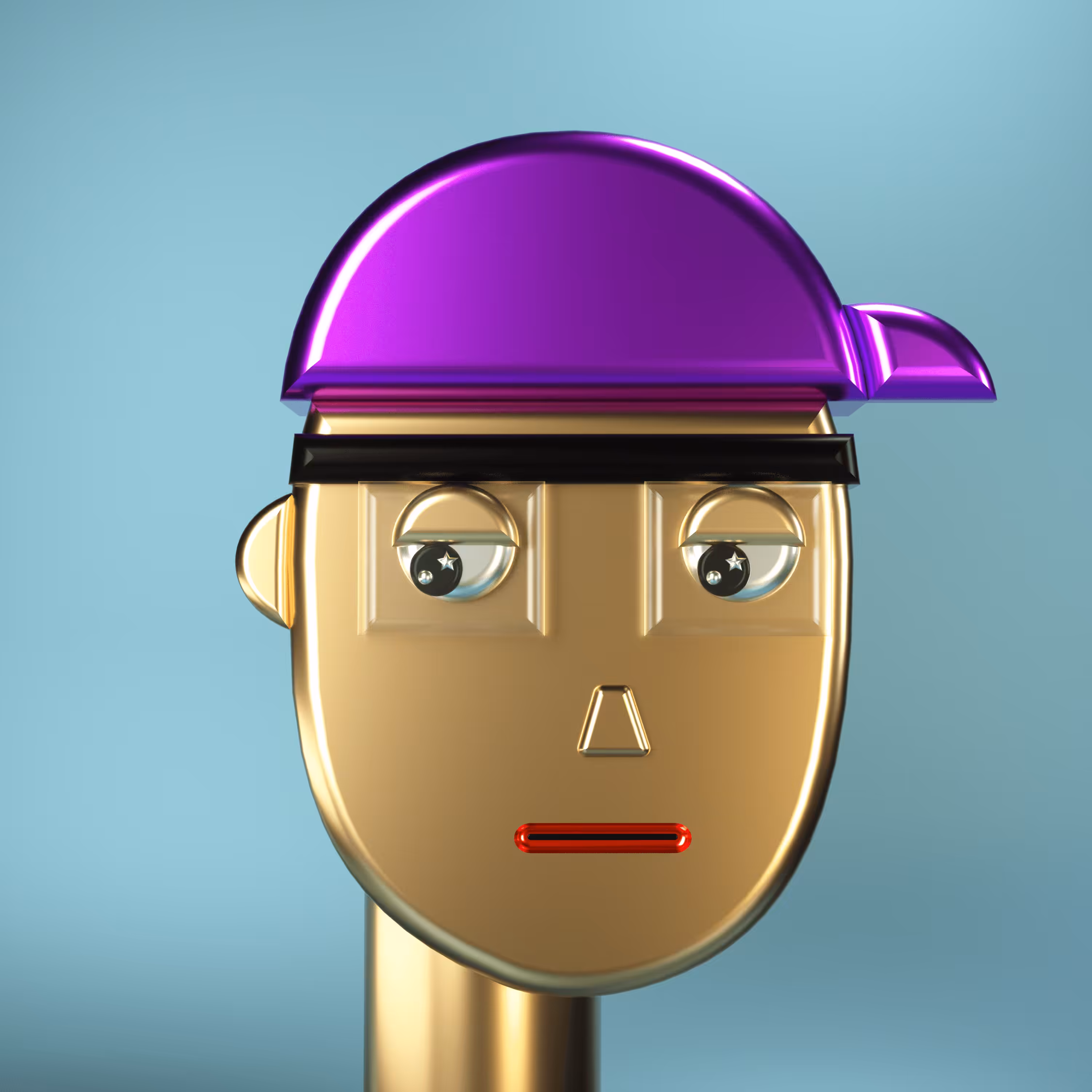 3D Chrome Punk #0218