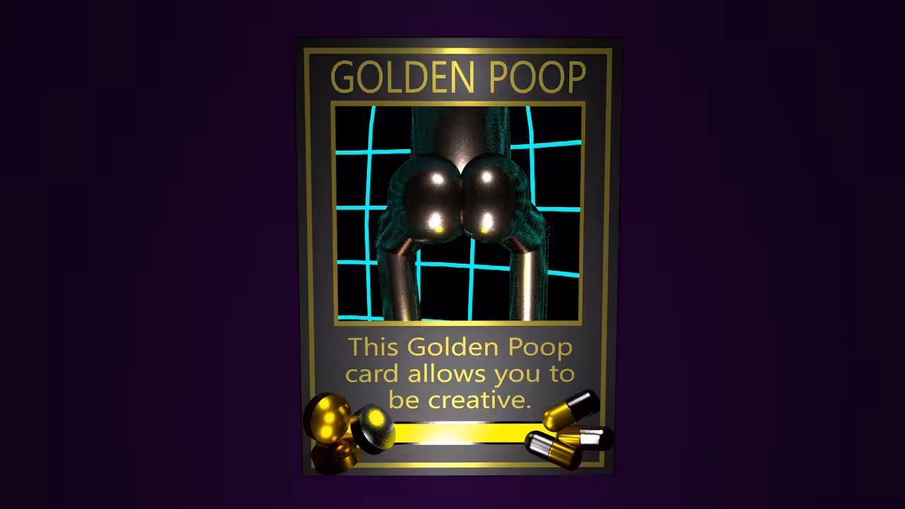 Card #15: Golden Poop