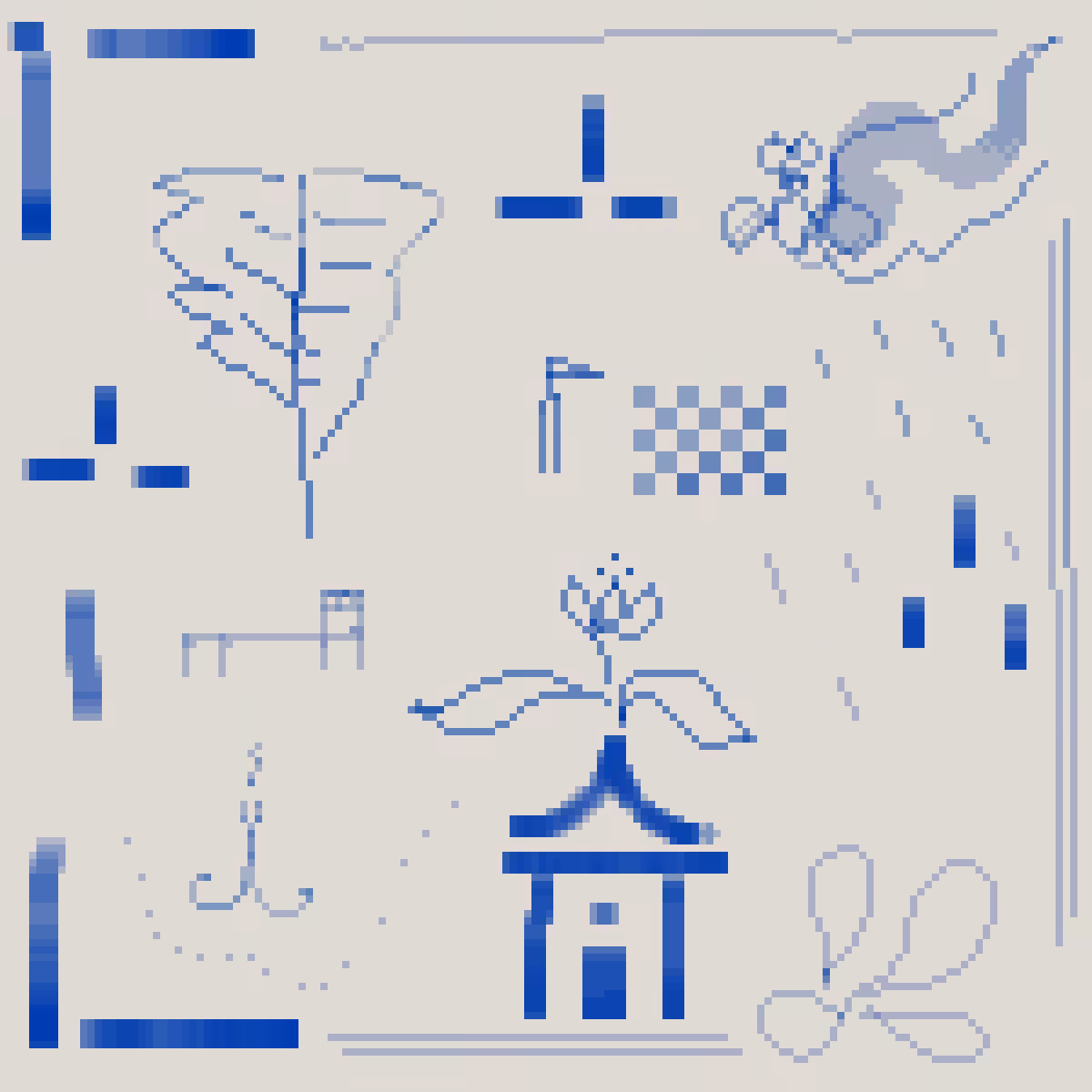 Pixel Blue - Yard