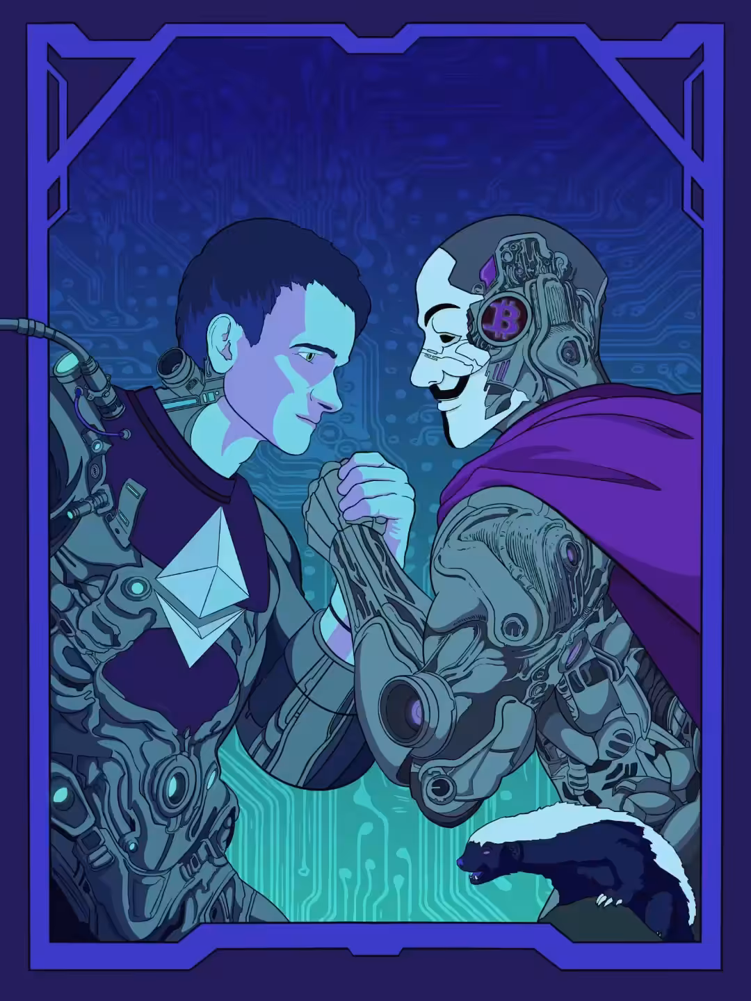 A Spark Ignites a New Fire (Blue)
