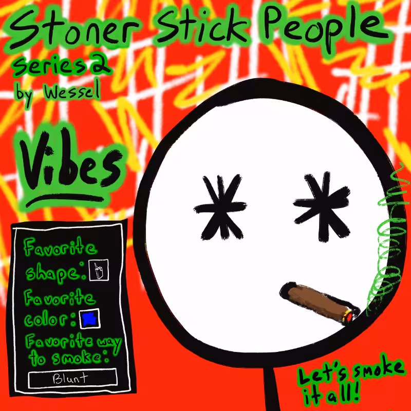 Stoner Stick People Series 2 #1