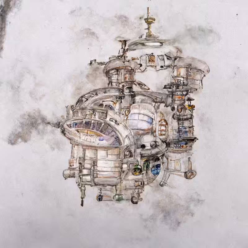 Utopian Space Castles #2