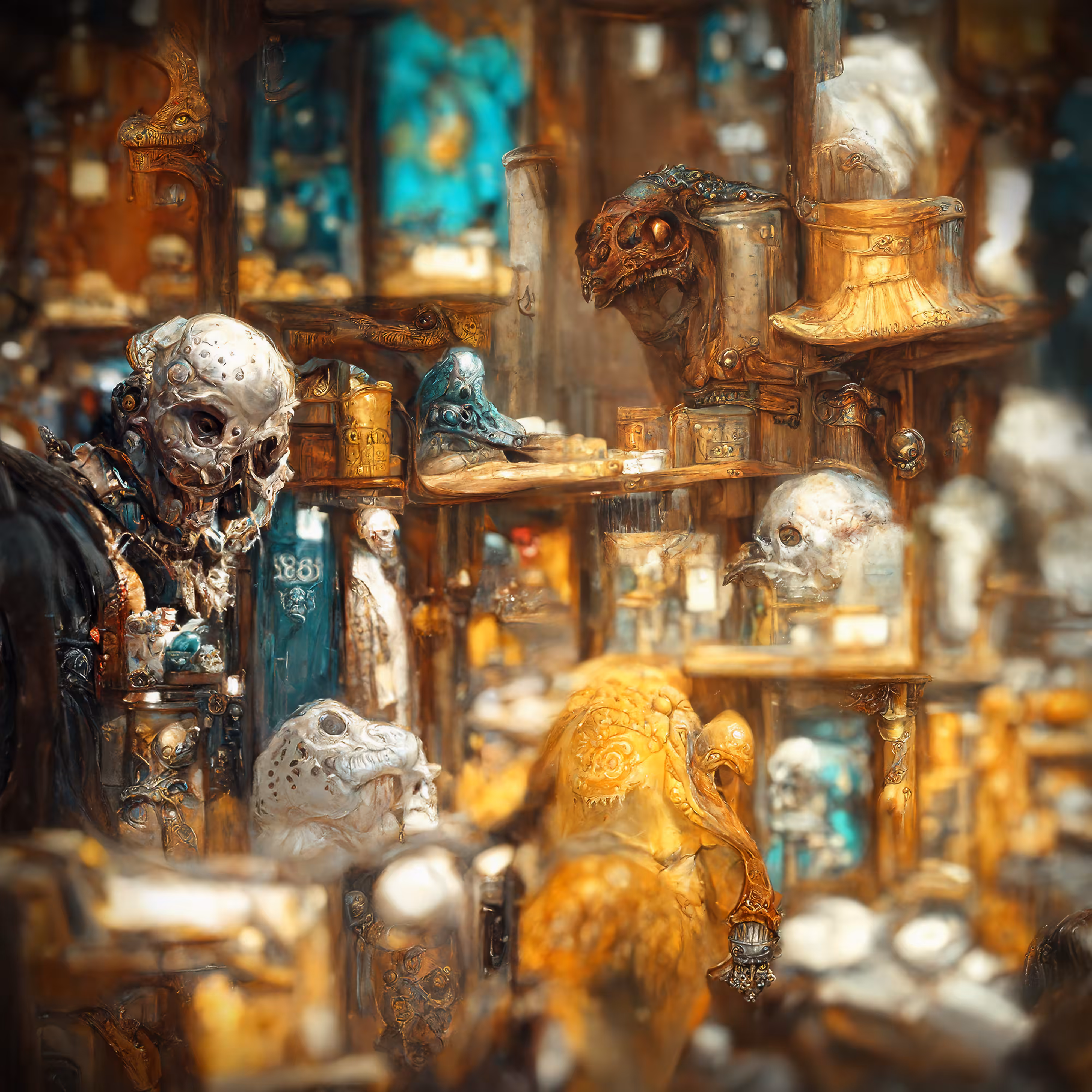 Journey #14 - Oddities and ancient artifact's store in the shopping district Orion