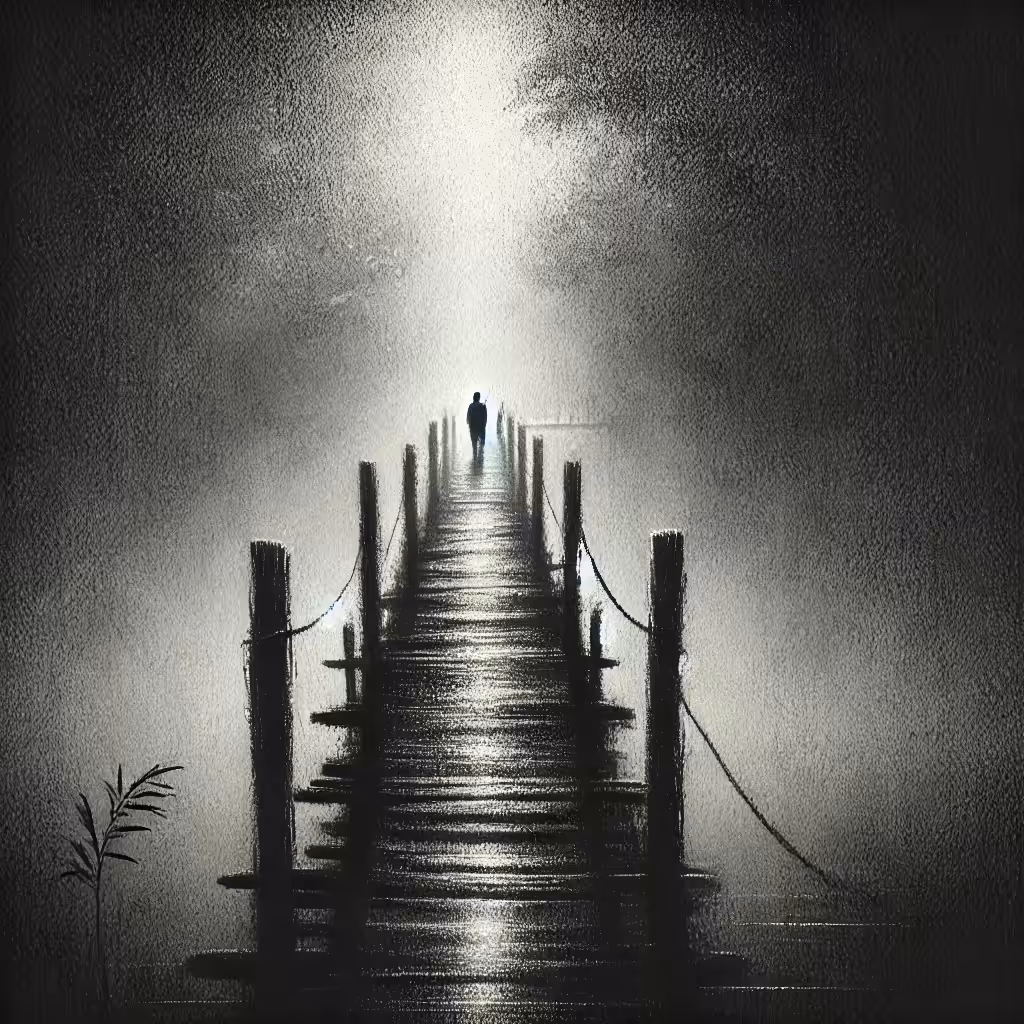 B & W: Searching for lights #4