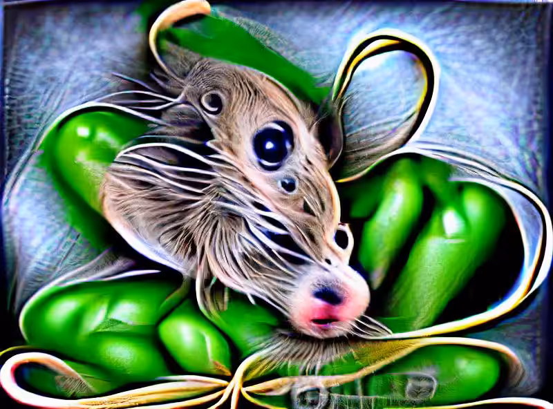 Abraham's First Works: Green Beans Mouse Present