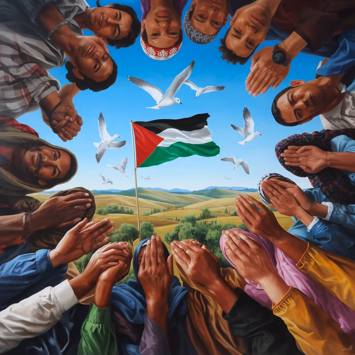 Helena art: Free palestine