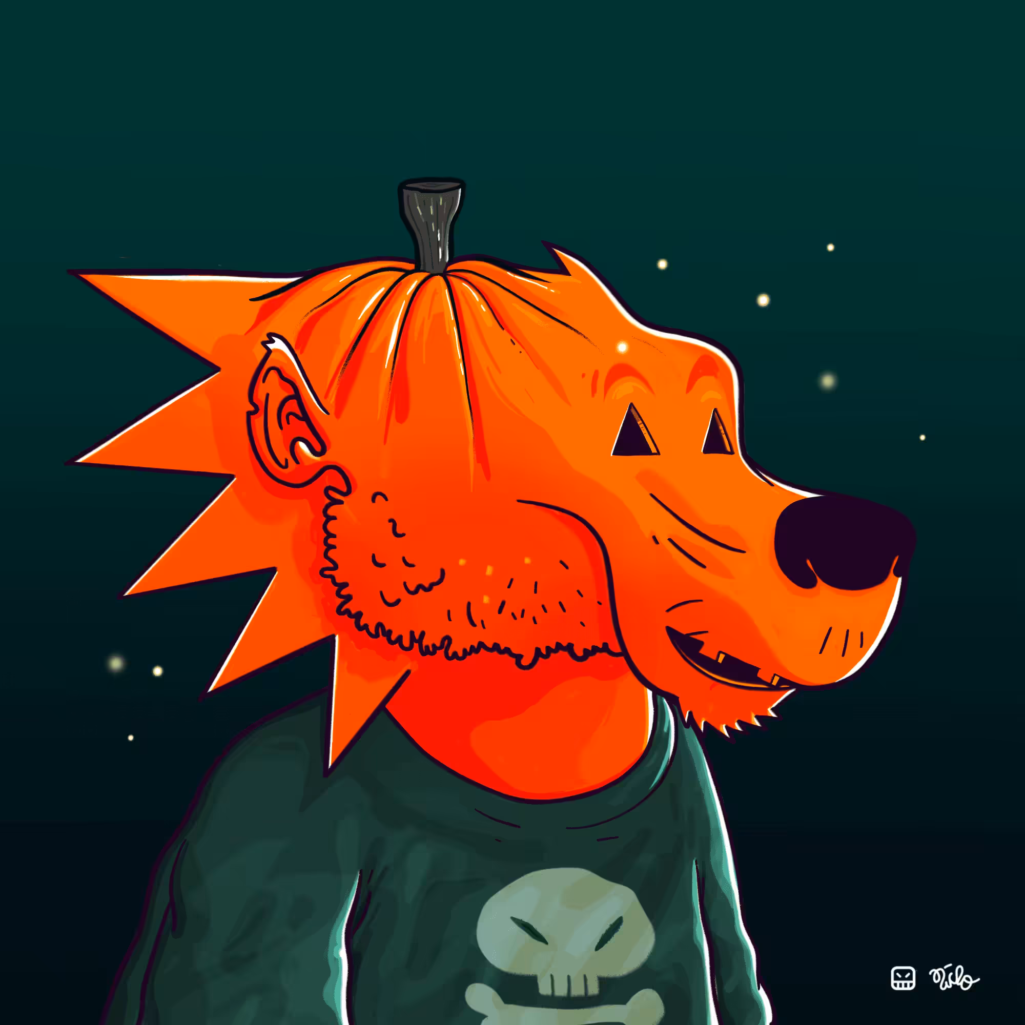 RadikalMonkey 16 · Monkey Pumpkin