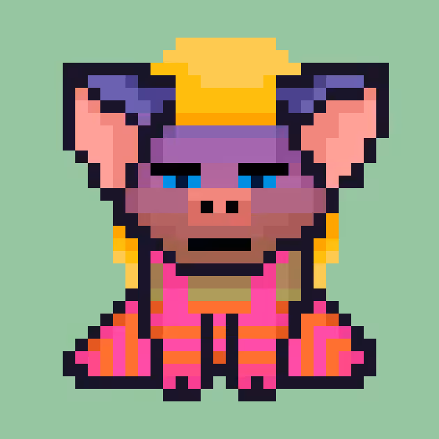 Punk Pig #00179