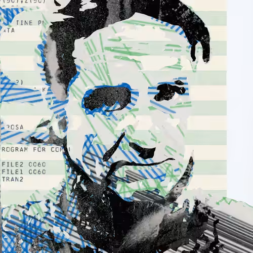 THE GENERATIVE PORTRAIT COLLECTION OF ROBERT MALLARY: Generative Portrait of Robert Mallary #1374