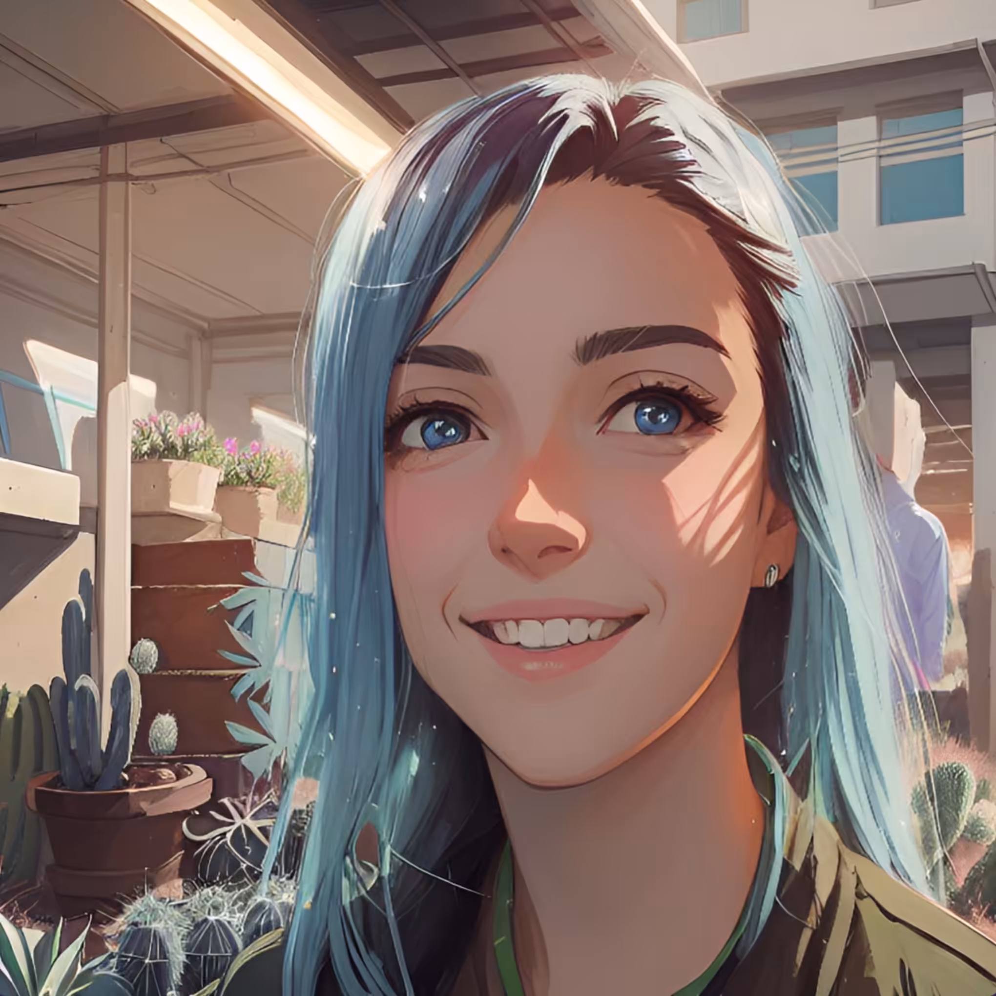 The Girl who loves the NFT and Cacti