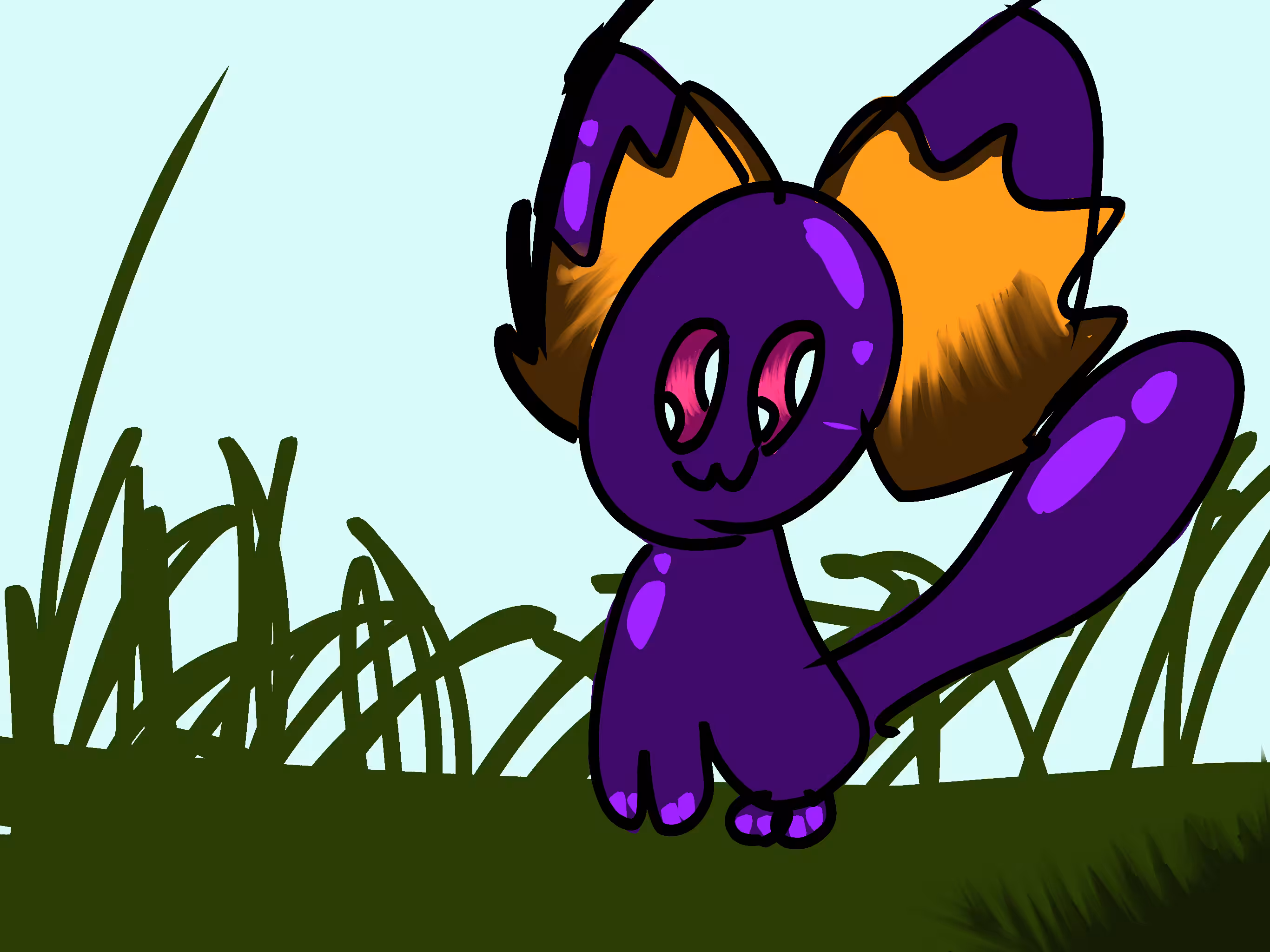 Purple Kitty