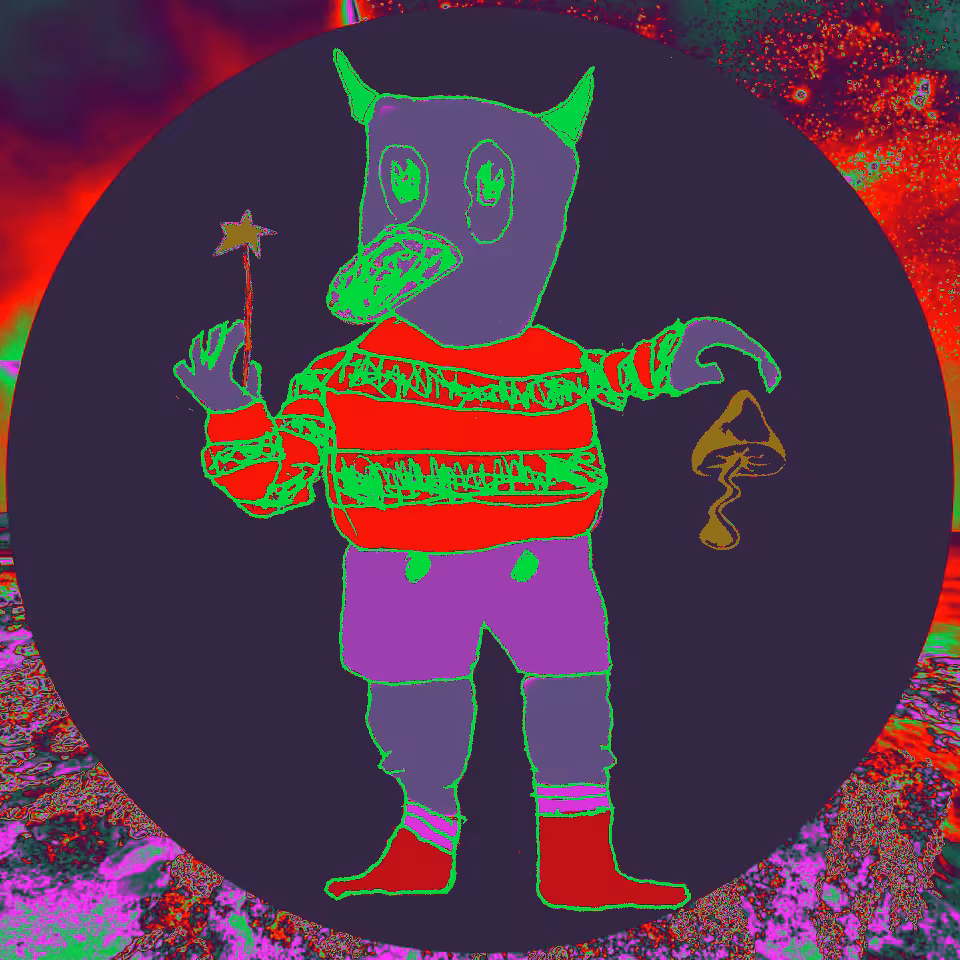LOVEBEING #1090 SHROOM WIZARD DMT2 PORTAL