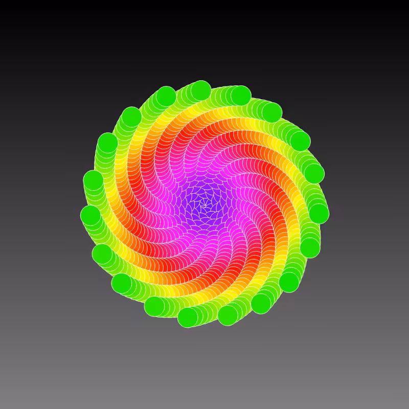 RAINBOW FLOWERS #95