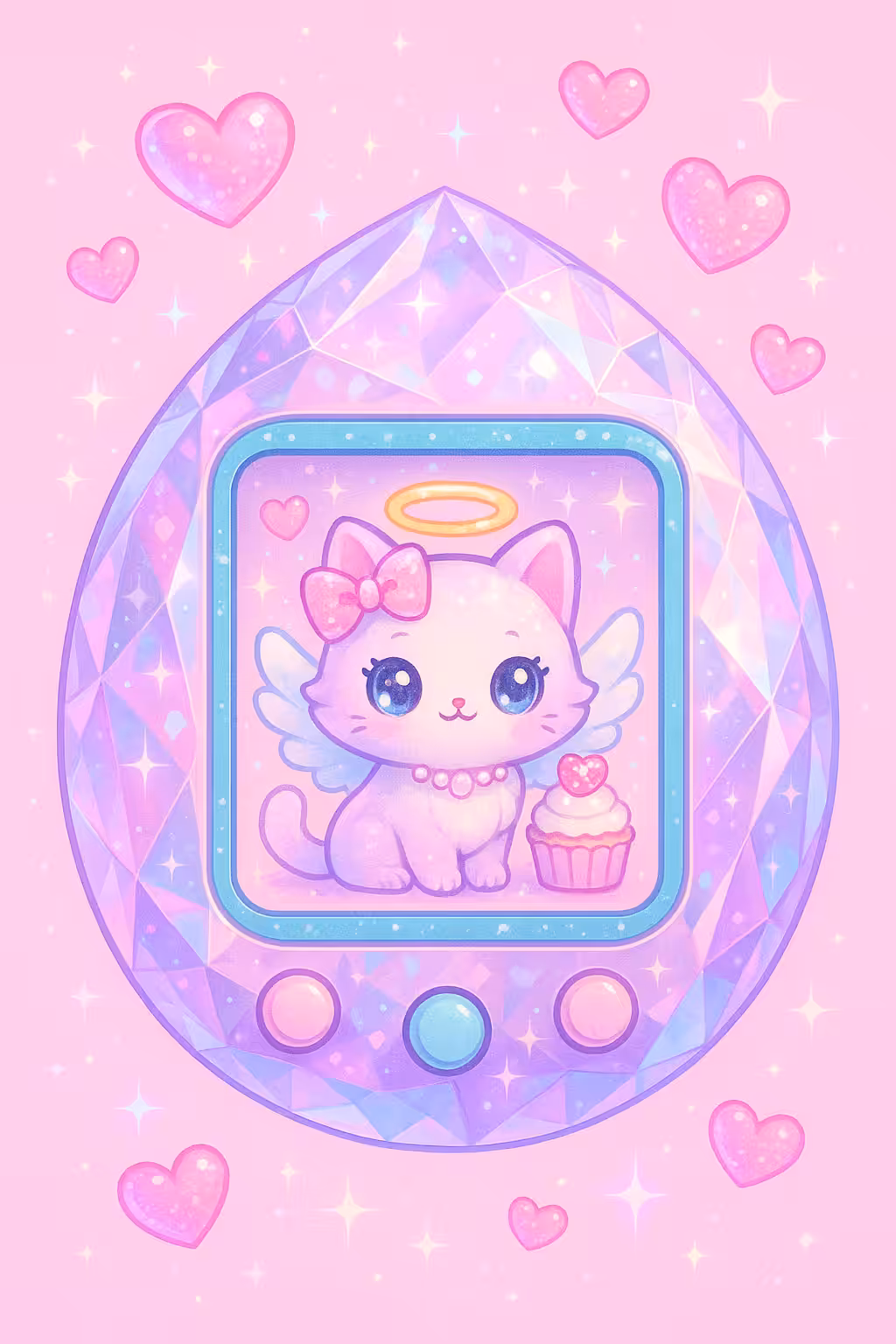 Angel Kitty Digital Pet