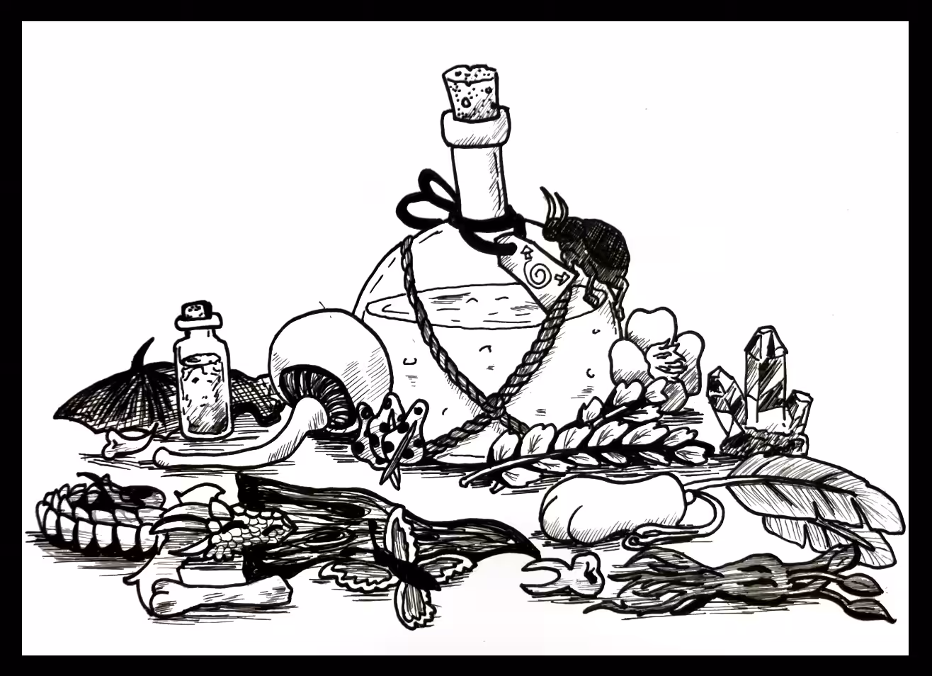 Inktober Day 12: Potion