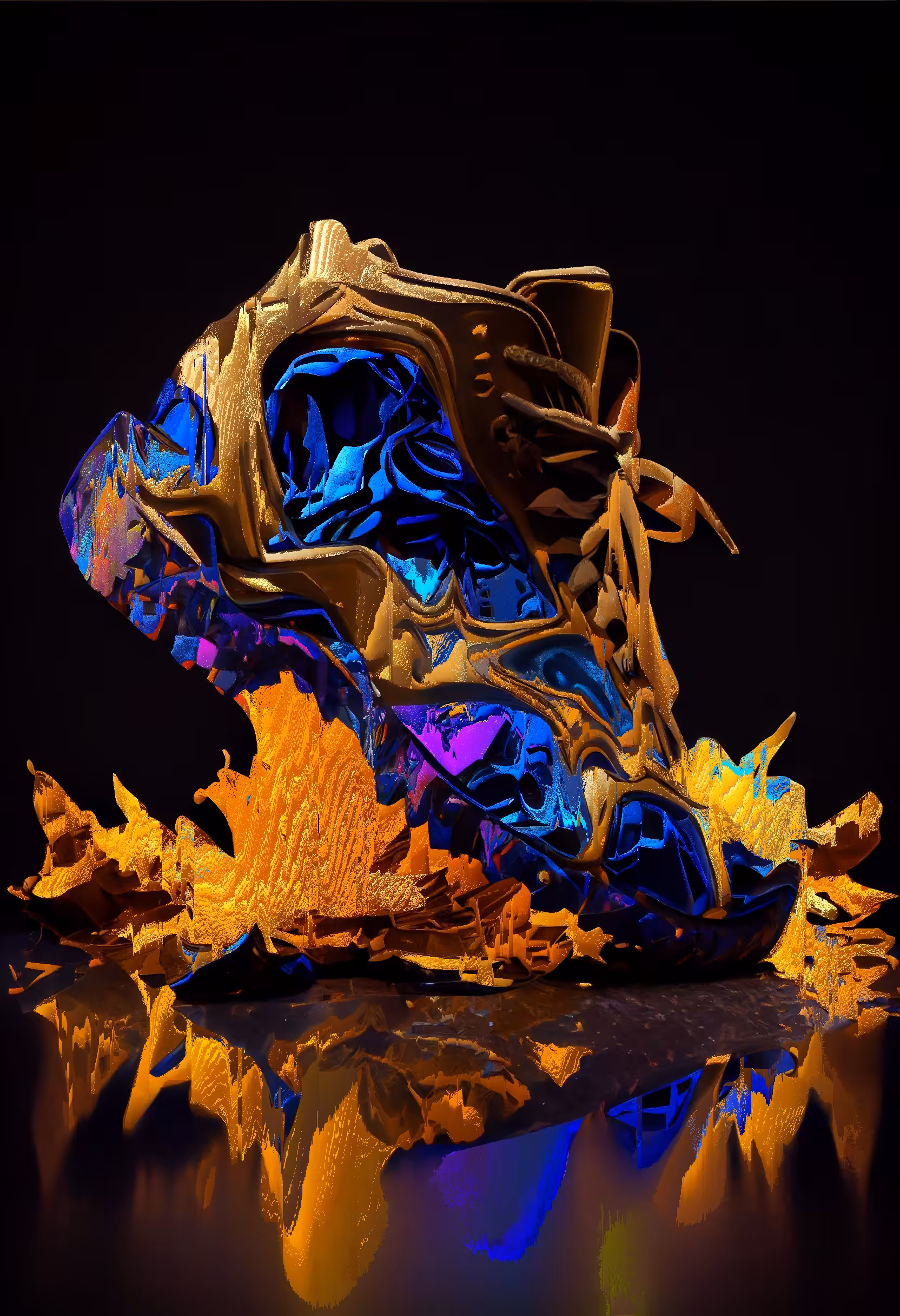 Cobalt and Golden Mids