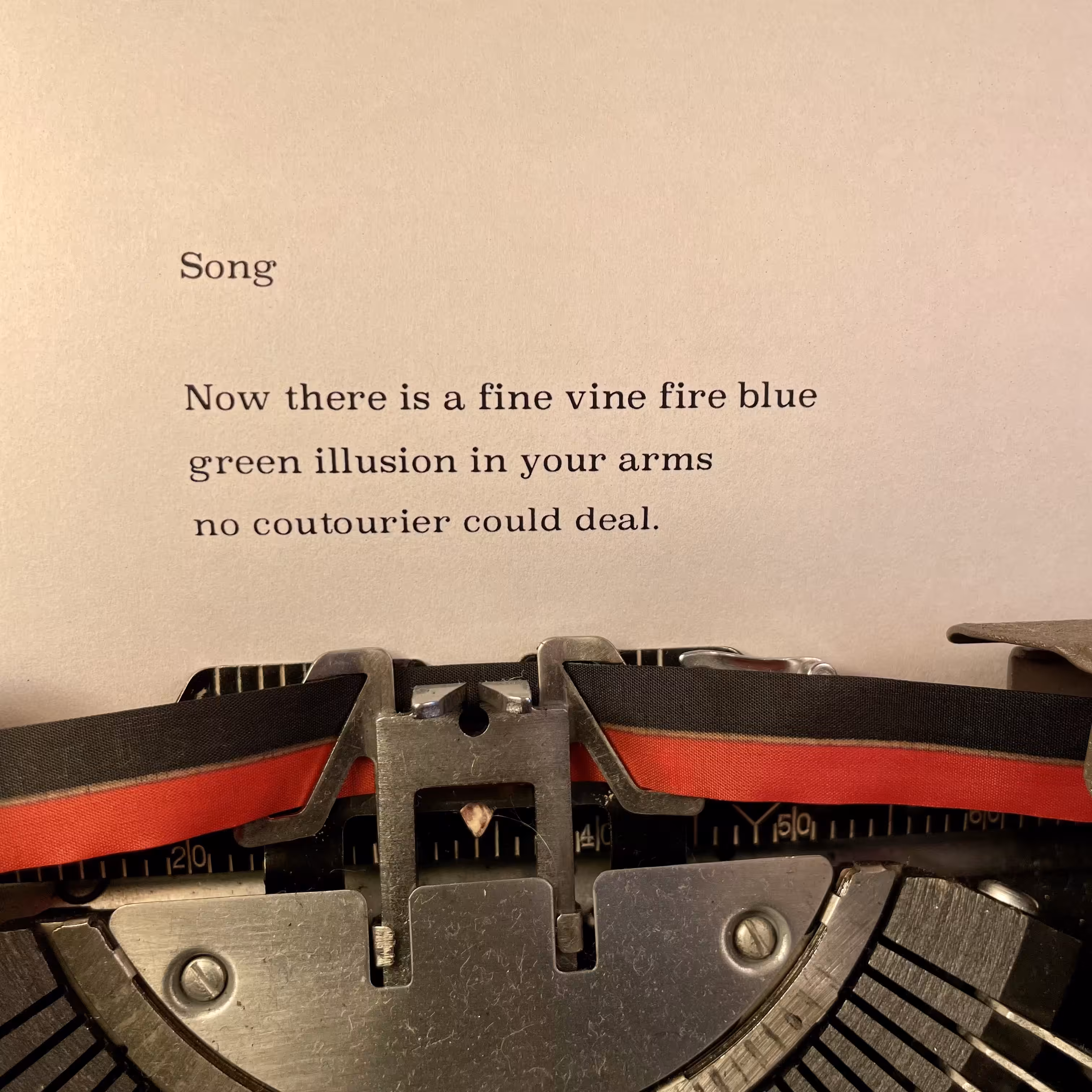 Love Poem Tercets: Song