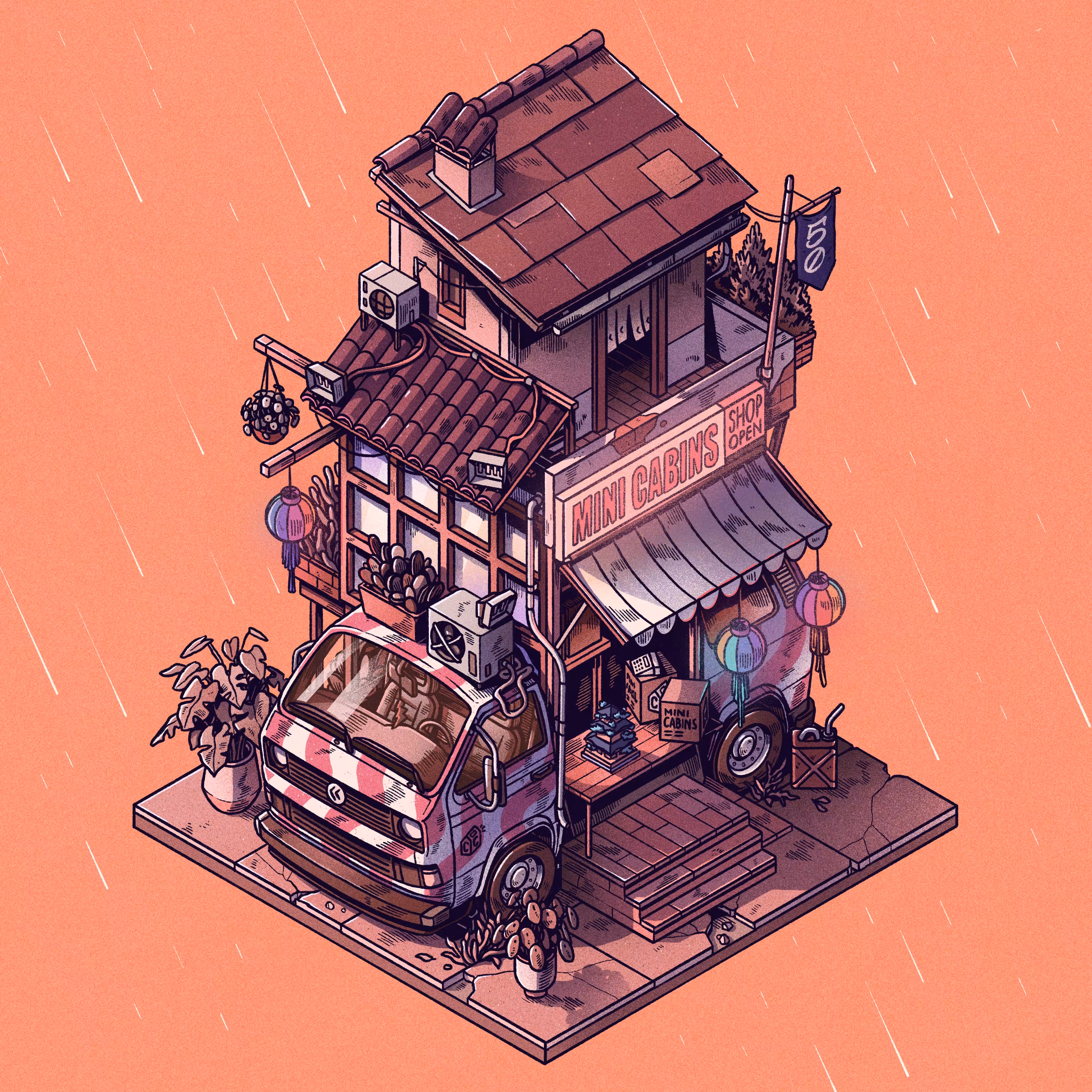 Curious Cabins #50: Caravan #669