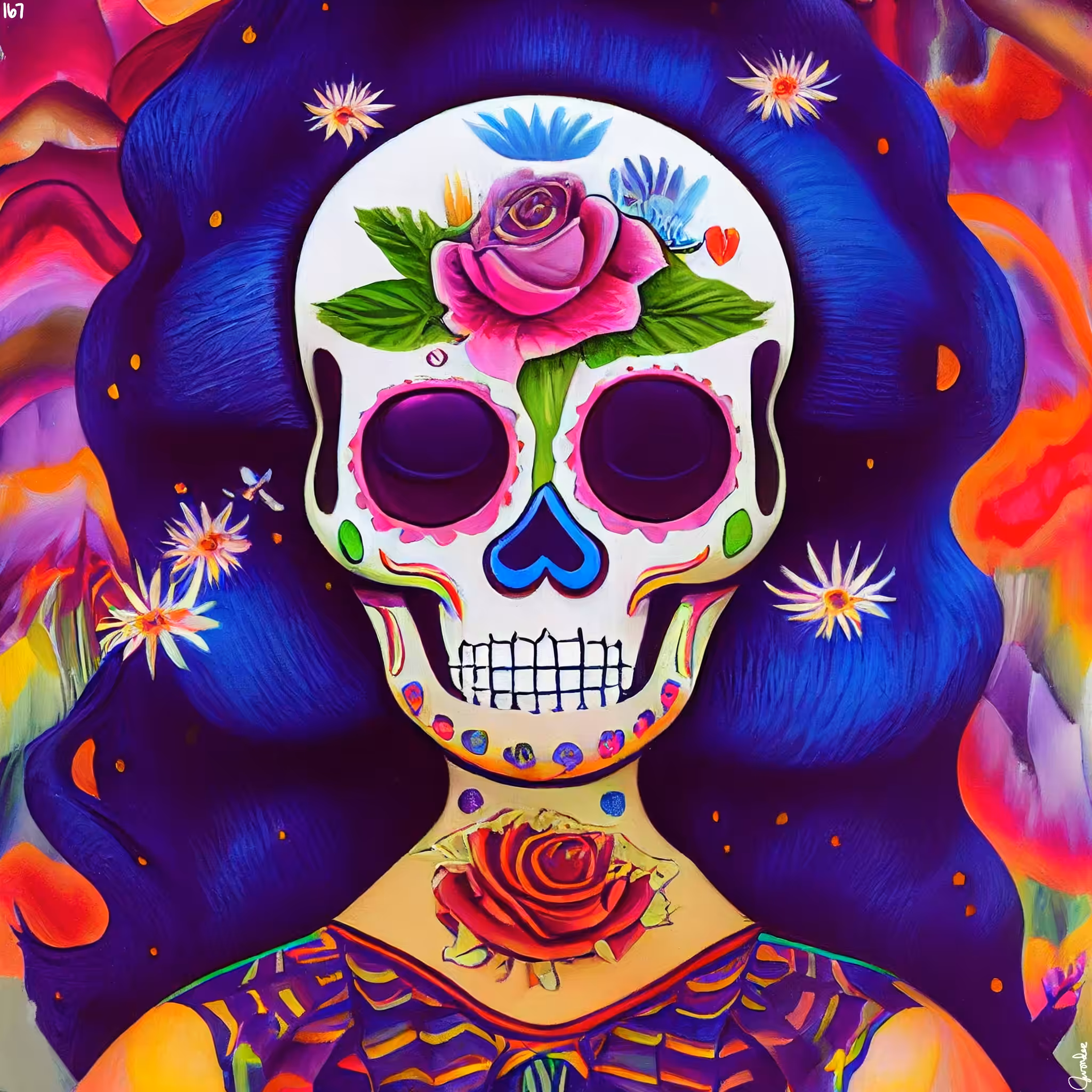 sugar skull #167