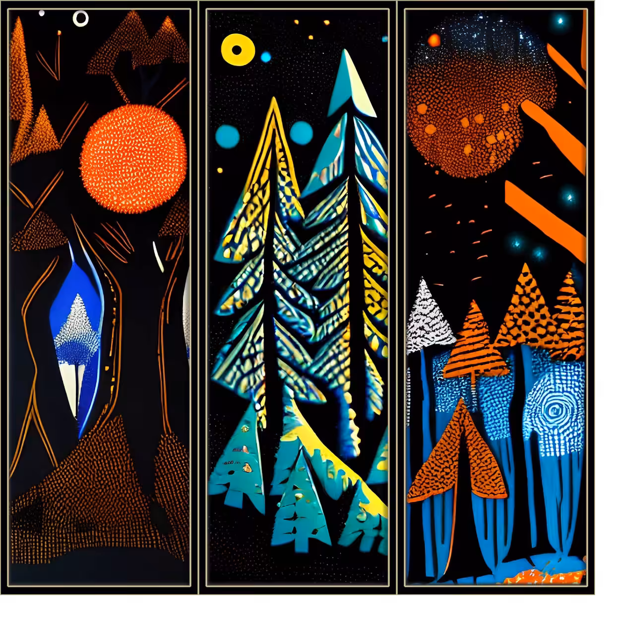 Forest at Night #6