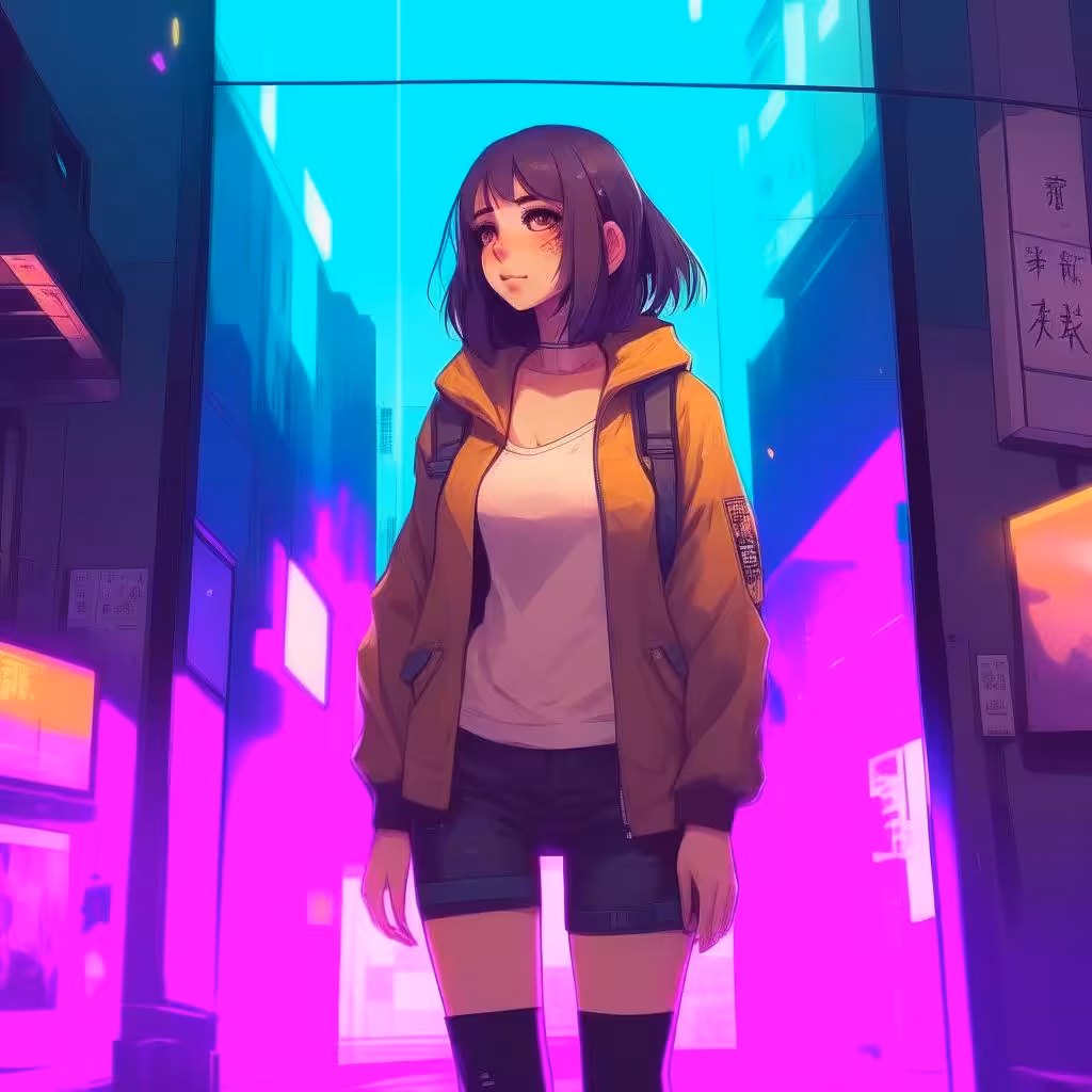 A girl from the near future