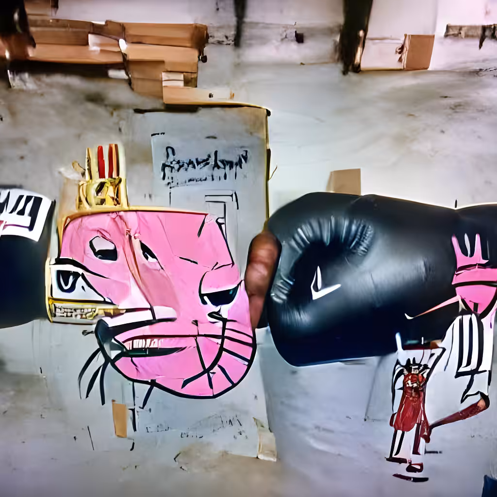 Run the jewels (The Pink Panther vs Basquiat)