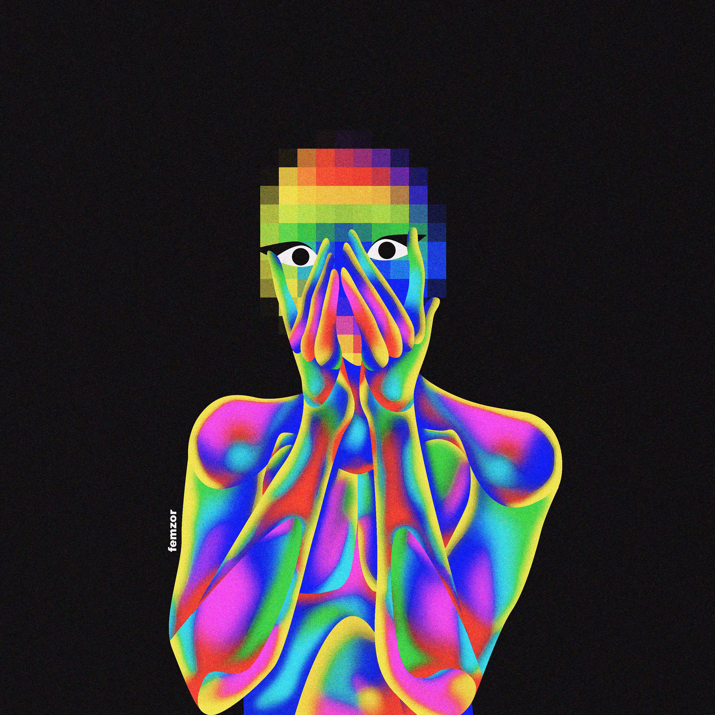 Hide my face