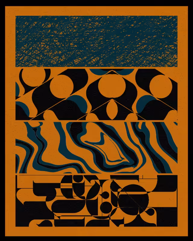 Bauhaus art #orange #9