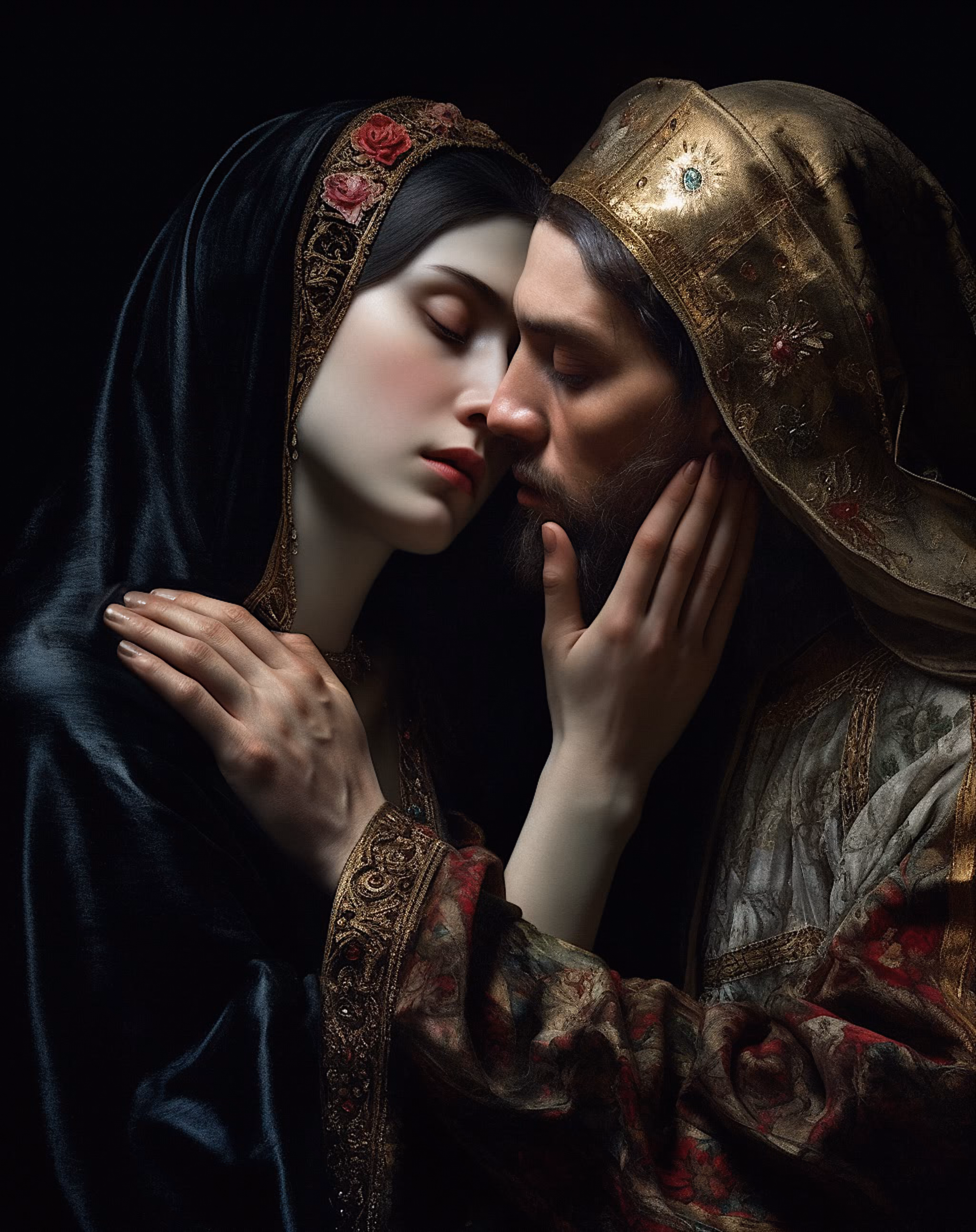 Divine Encounters: "He often kissed her on the mouth …”