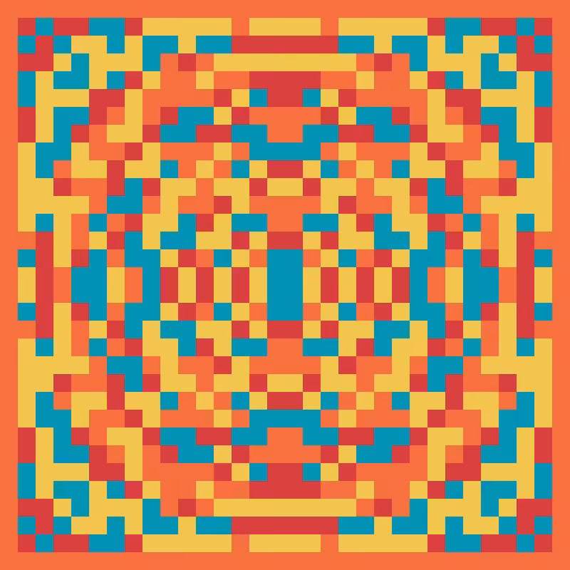 Pixel Mandala #72
