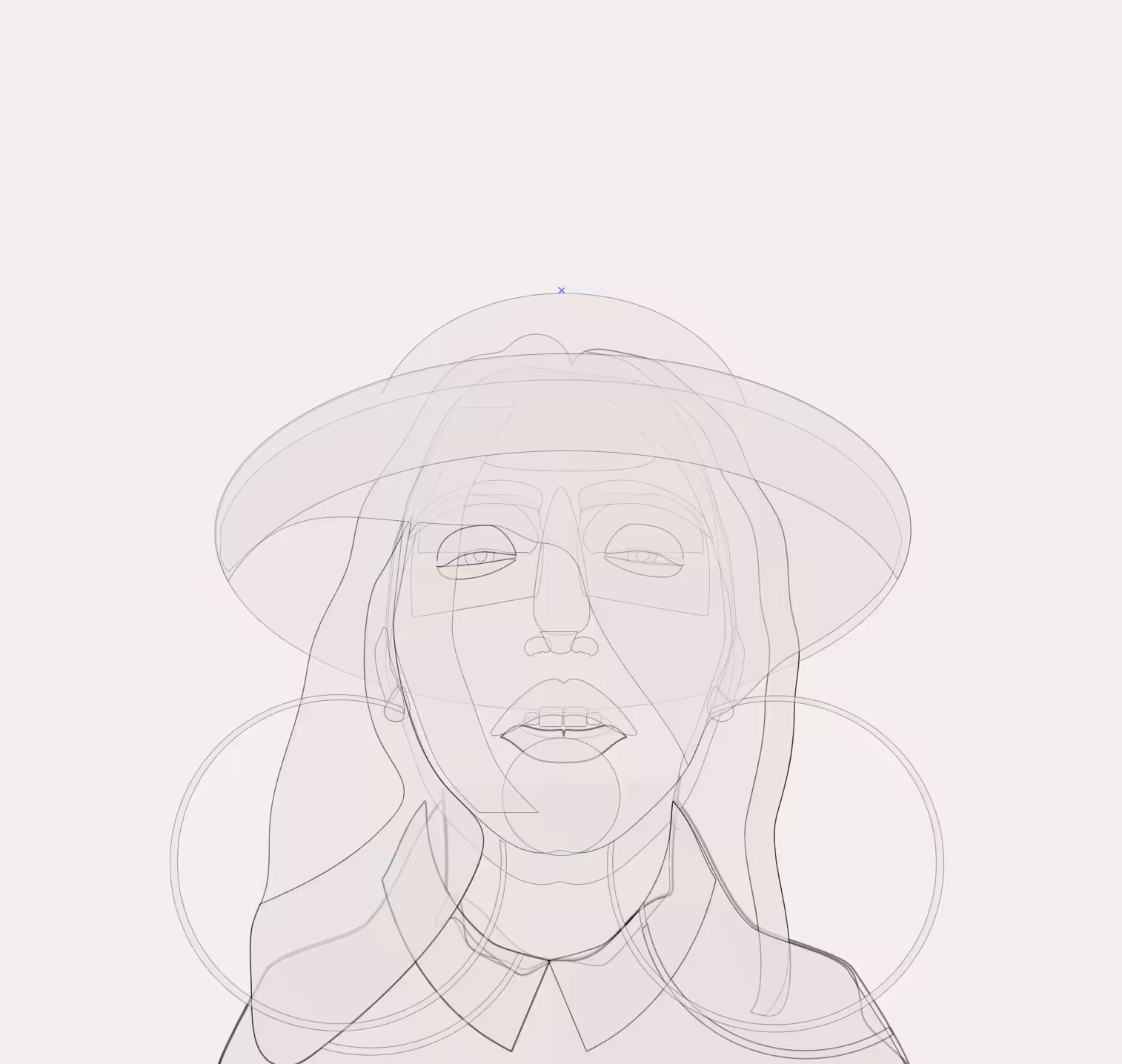 Self portait, Line