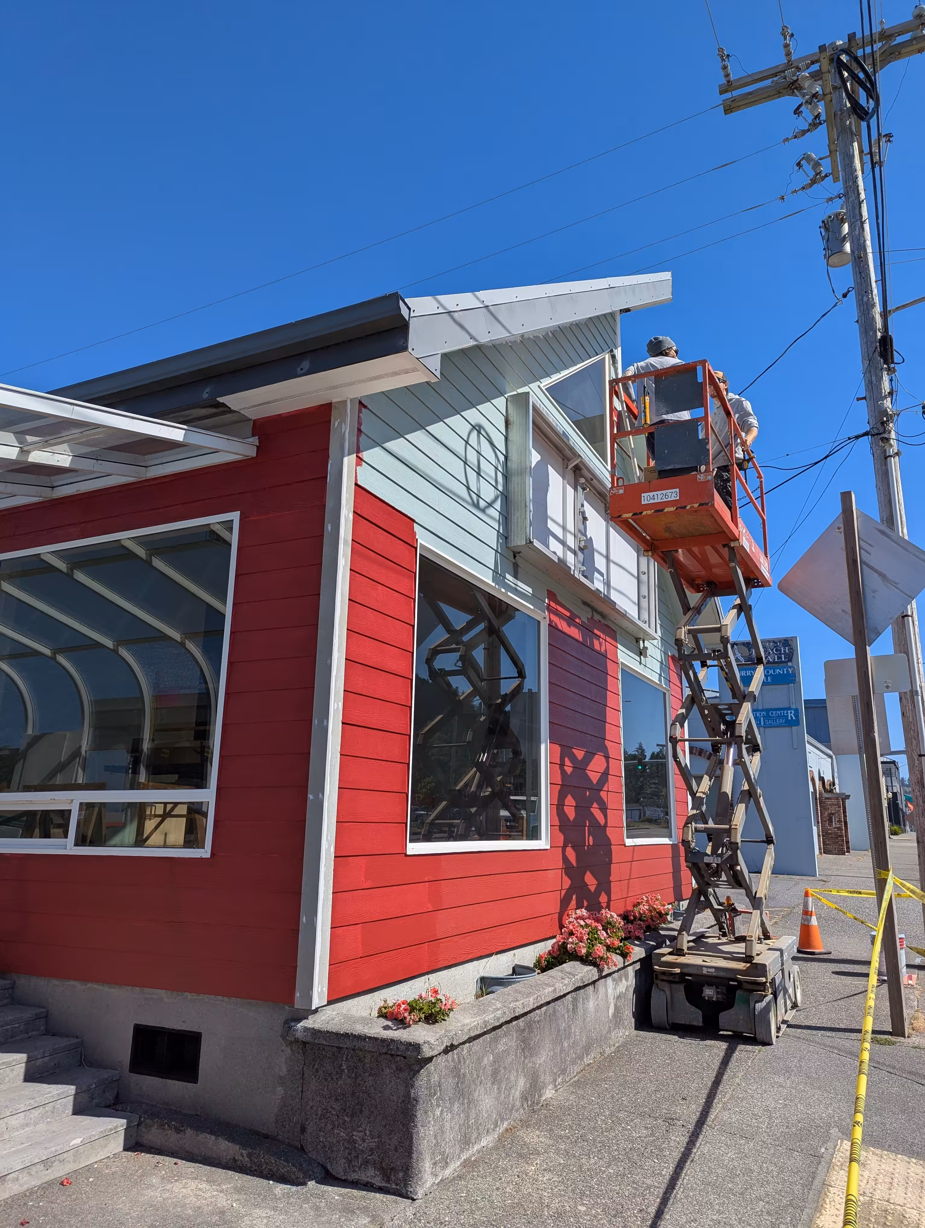 Gold Beach 101: Exterior Renovations of the Matheson Art Studio & Gallery Gold Beach