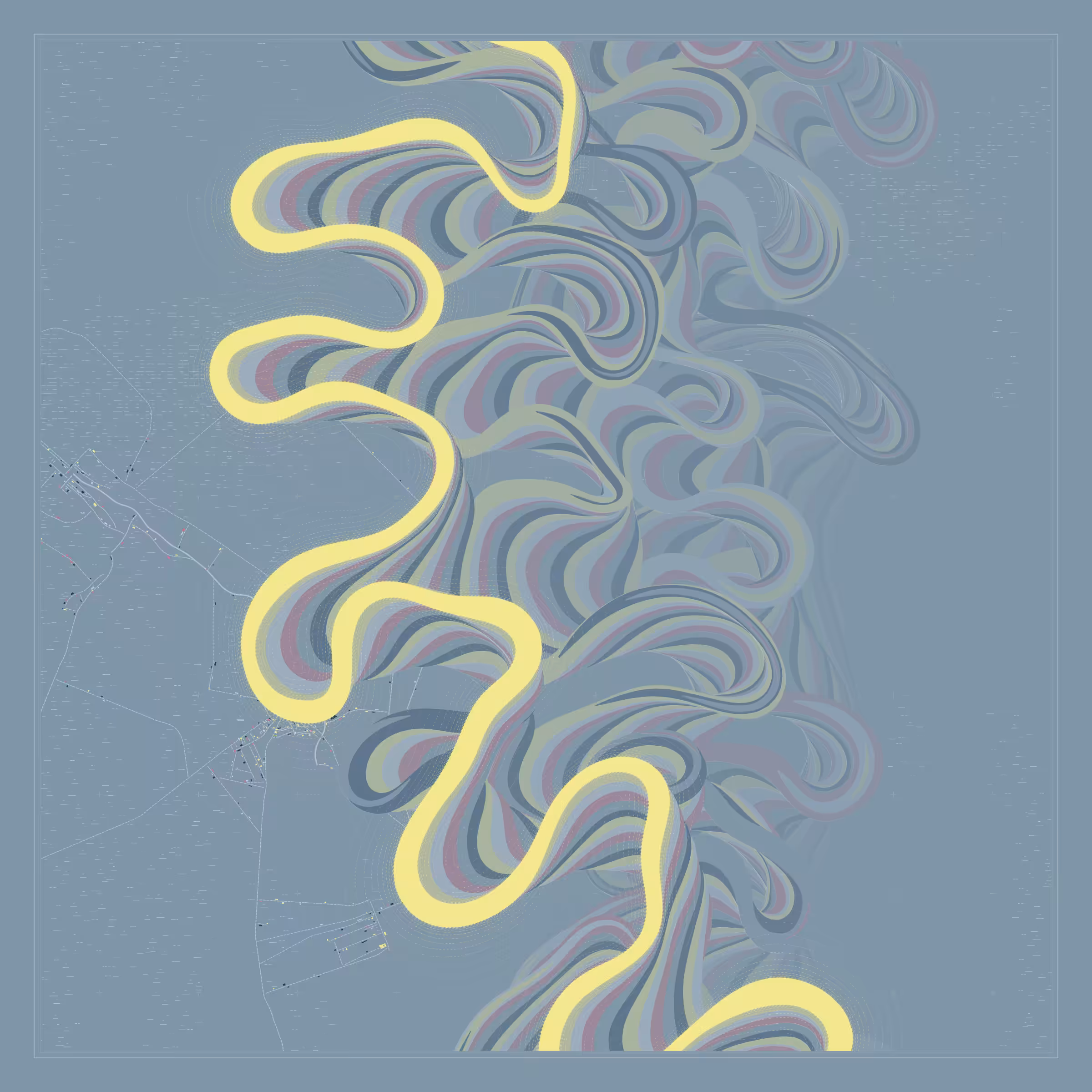 Ancient Courses of Fictional Rivers #819
