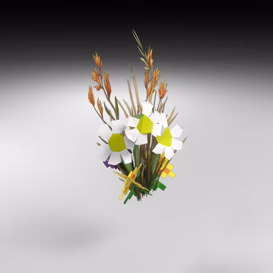 Hand-hacked Bouquet 139