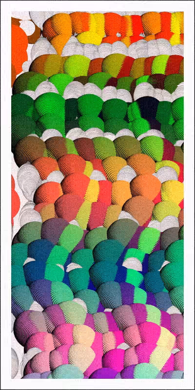 Balloon Field on Clouds #50