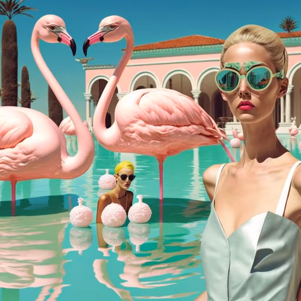 Fashion Flamingos #1