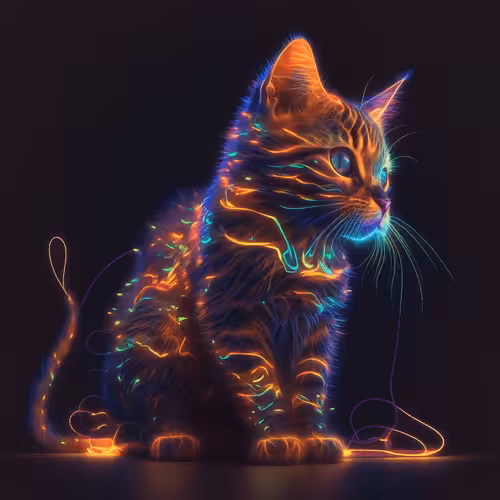 Neon Kitten
