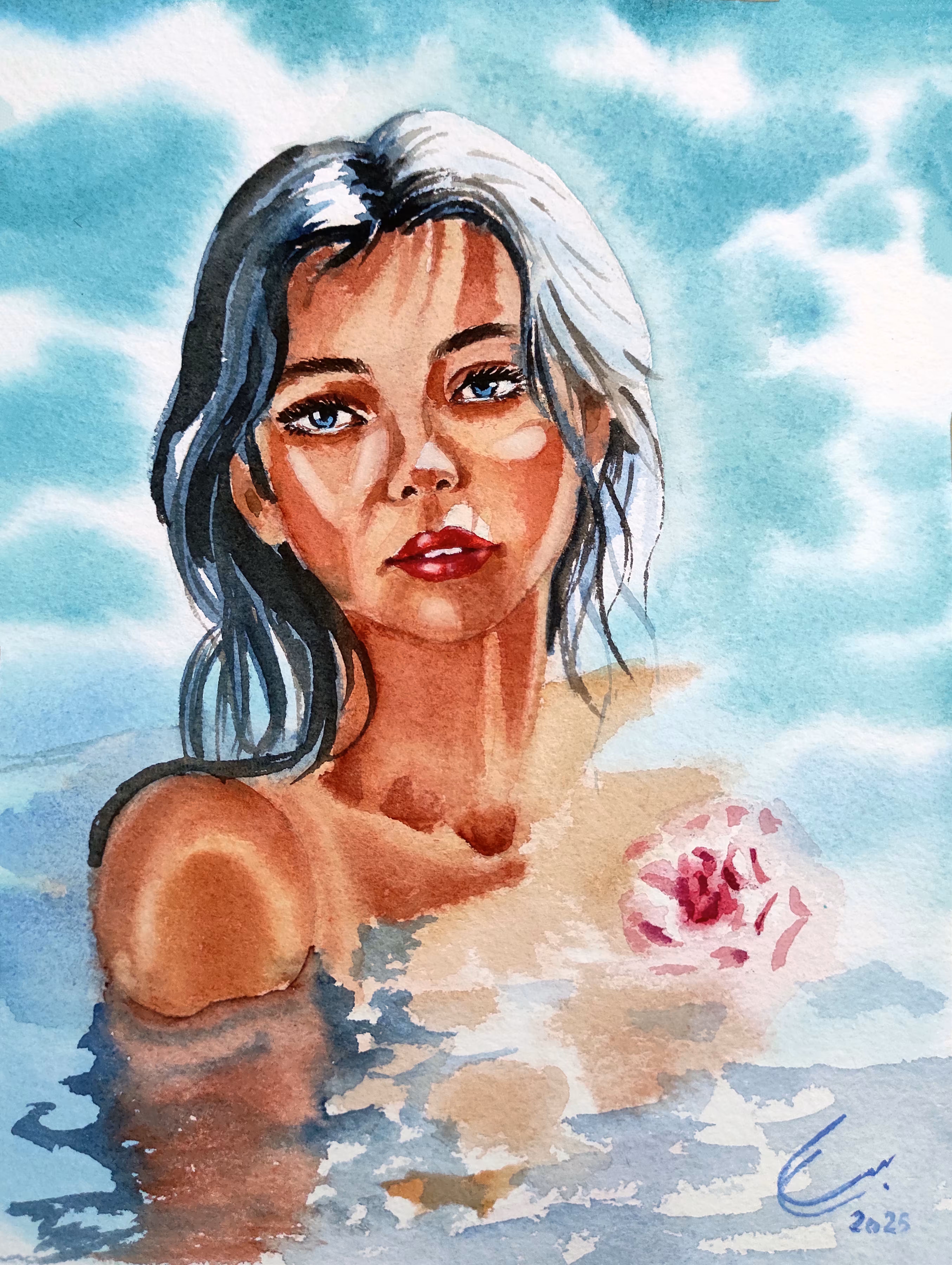 The caress of your gaze