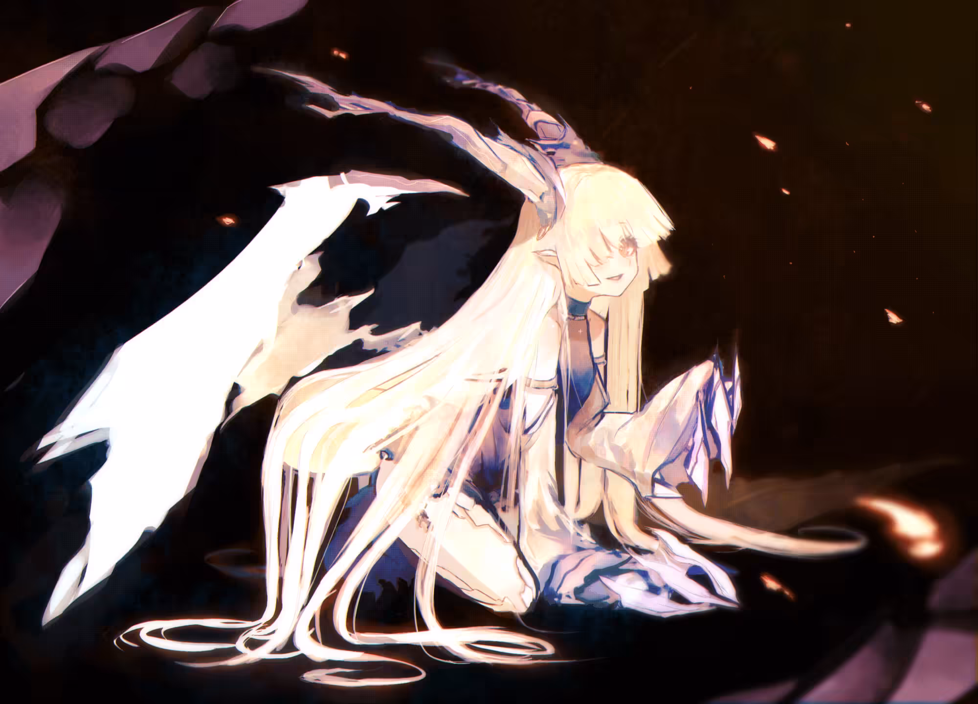 Gold dragon girl