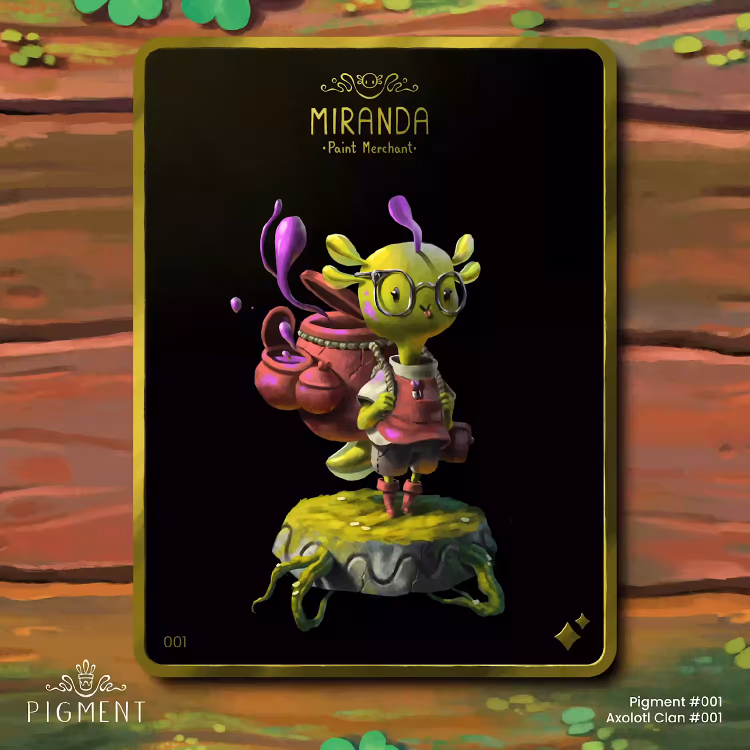 Pigment #001 Superrare, Miranda the Paint Merchant