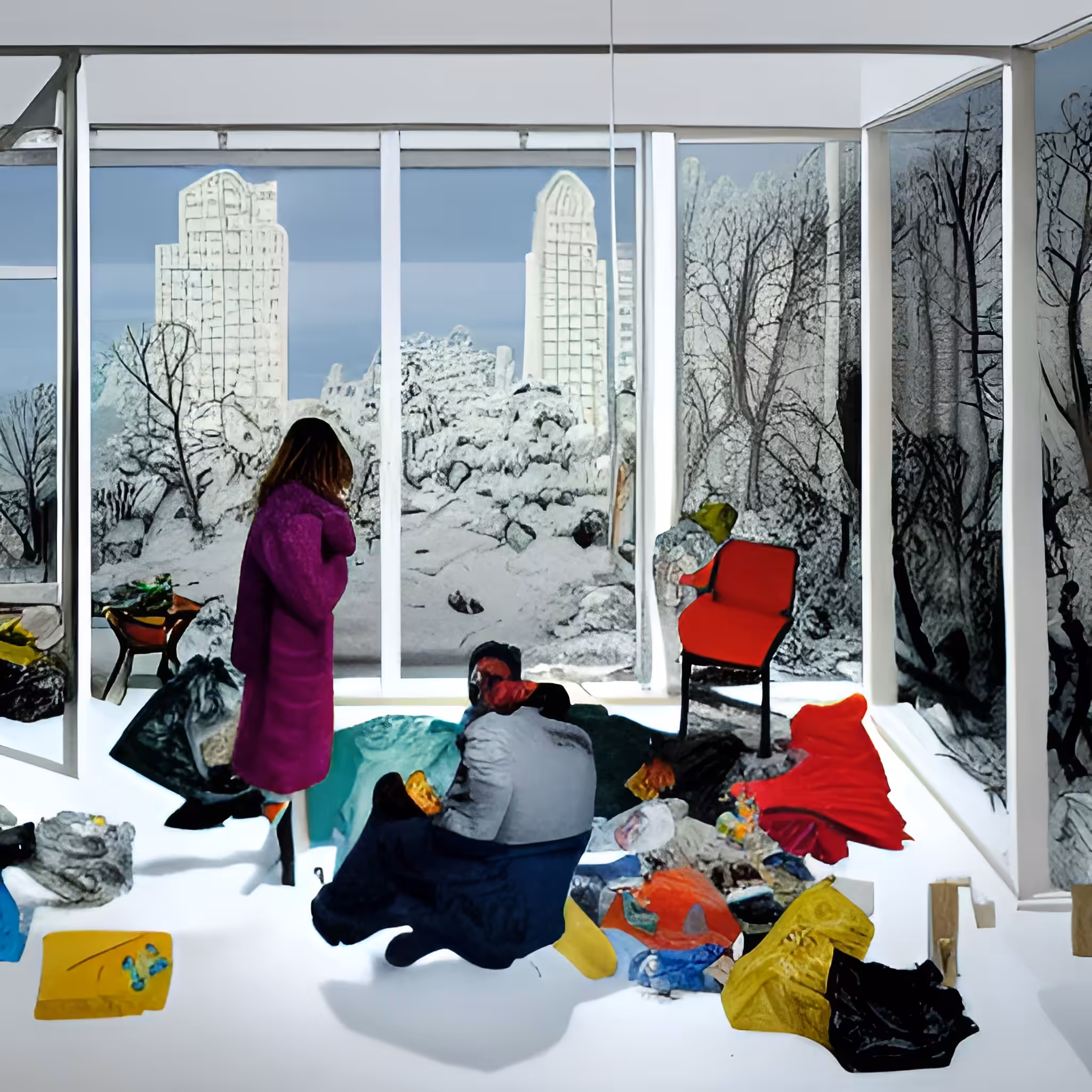 Chaotic Winter Interiors I