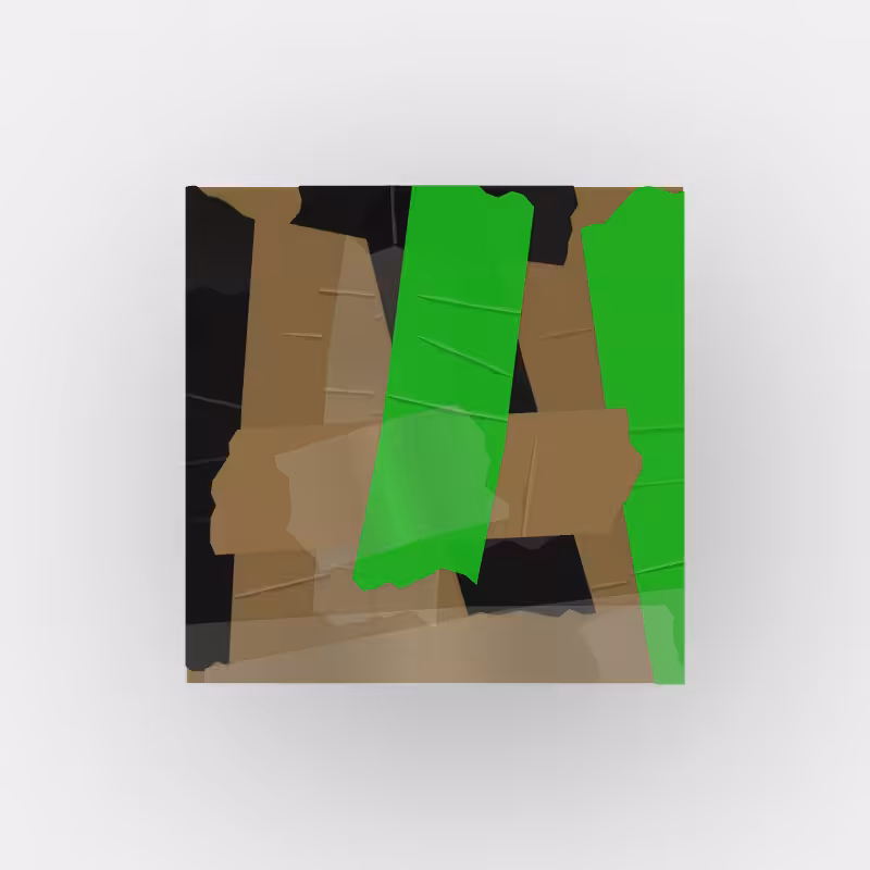 Tape abstract painting 001 #5